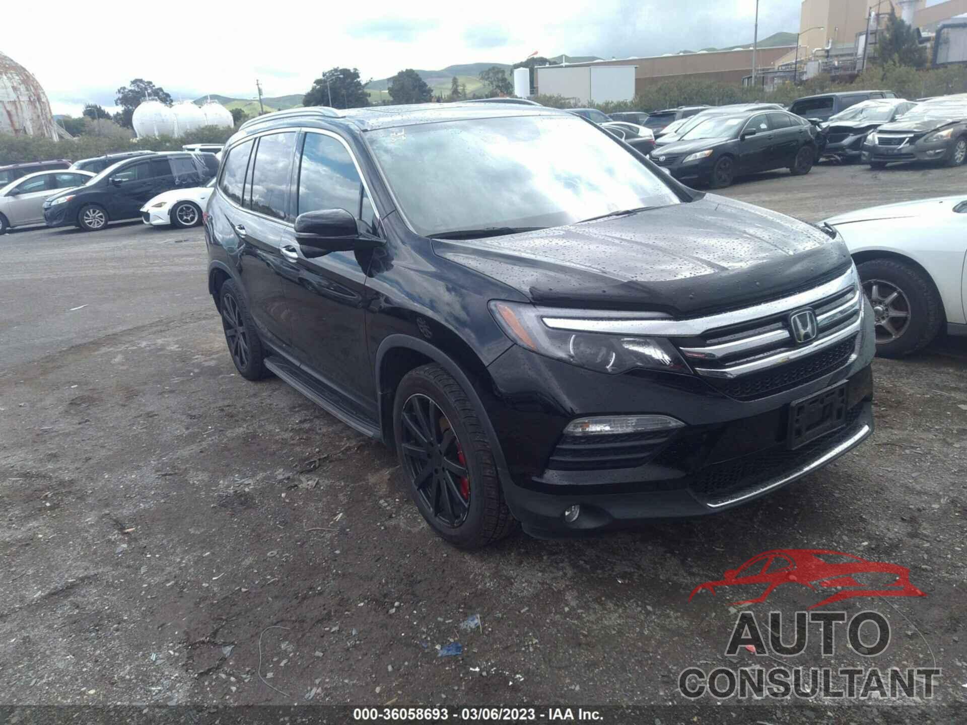 HONDA PILOT 2016 - 5FNYF6H98GB111575