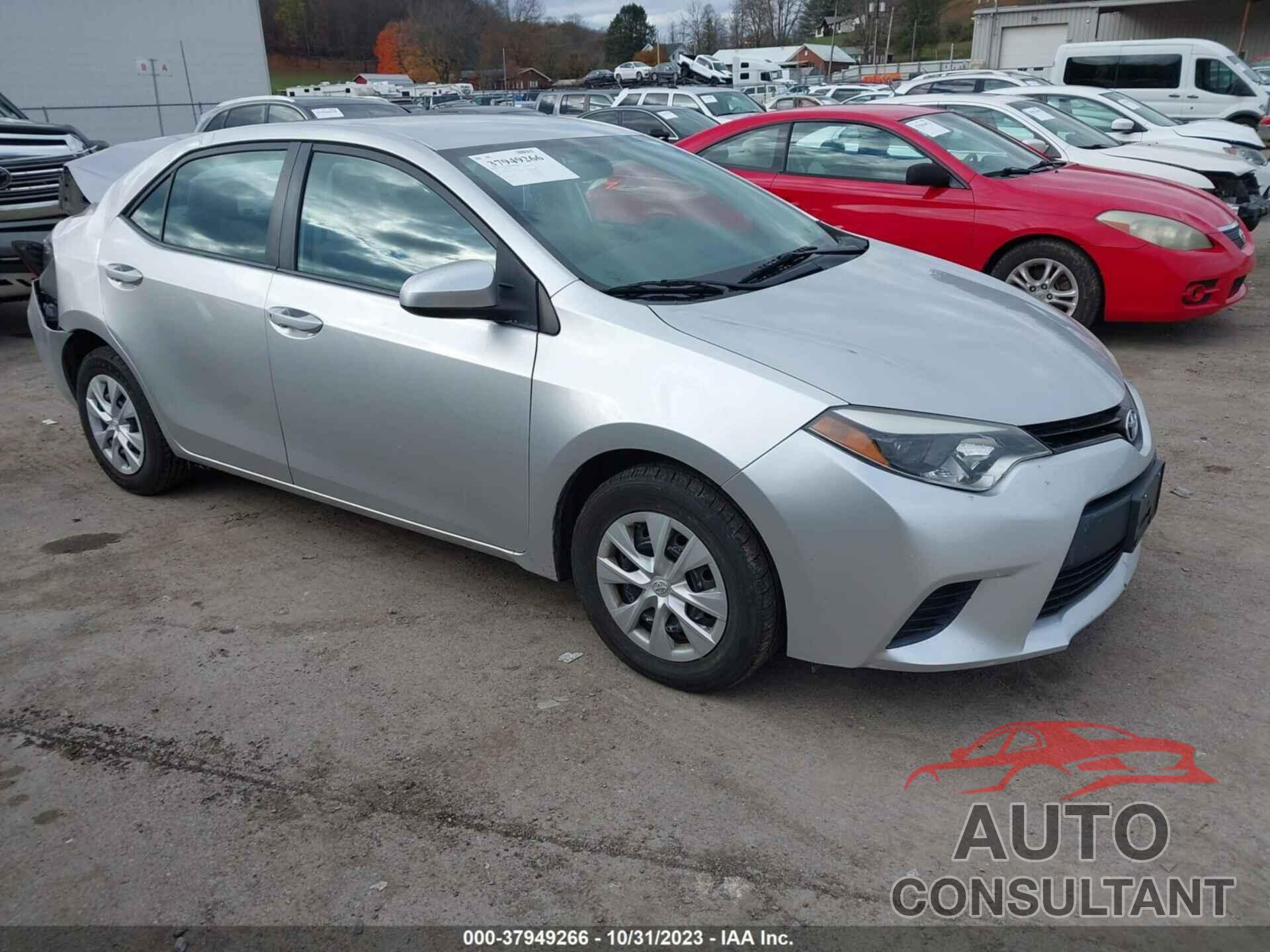 TOYOTA COROLLA 2016 - 2T1BURHE6GC594708