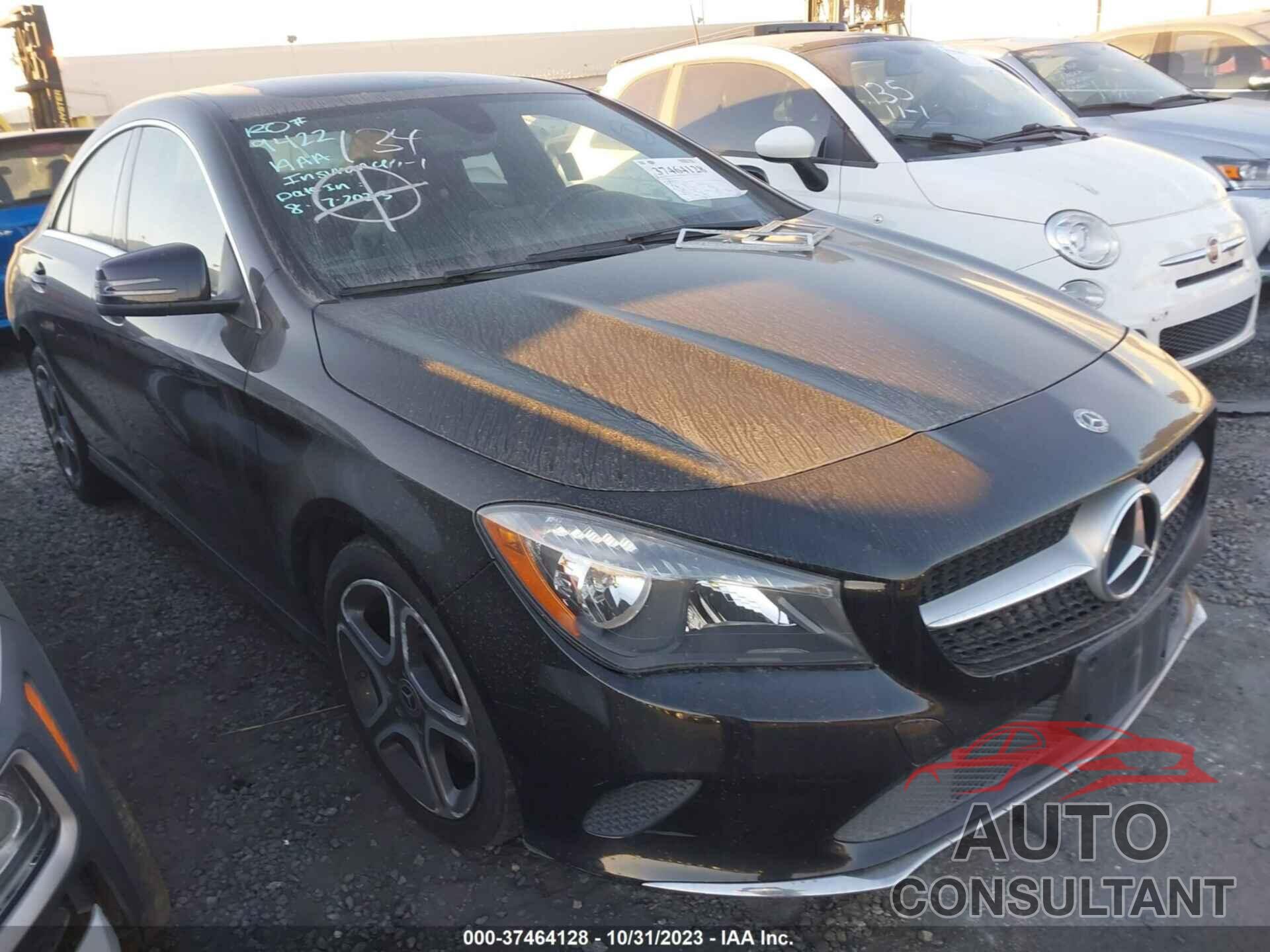 MERCEDES-BENZ CLA 2018 - WDDSJ4EB9JN556938