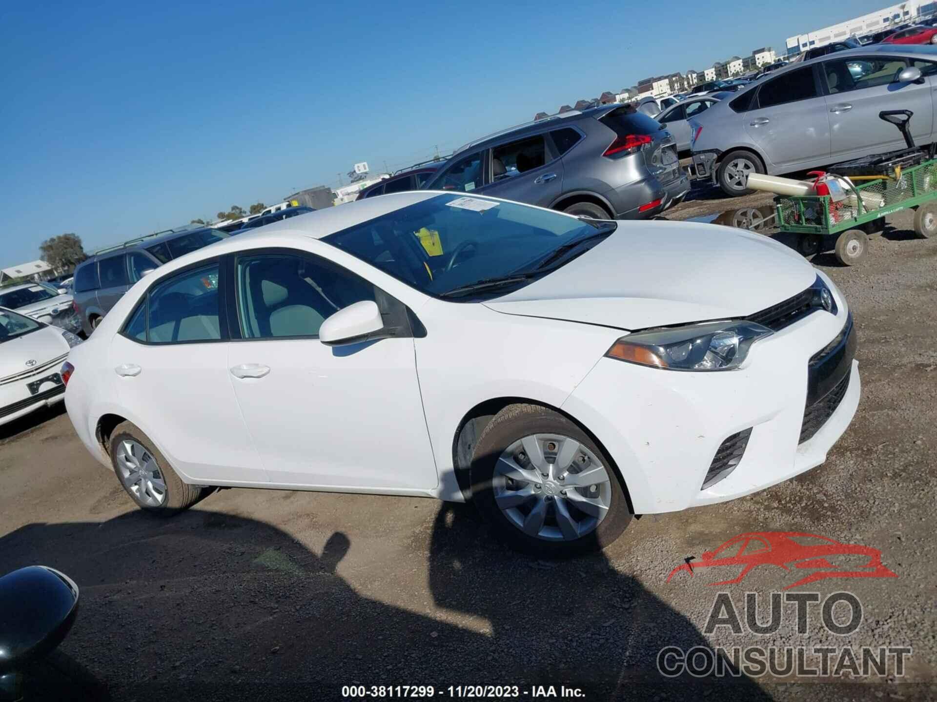 TOYOTA COROLLA 2016 - 5YFBURHE2GP531685