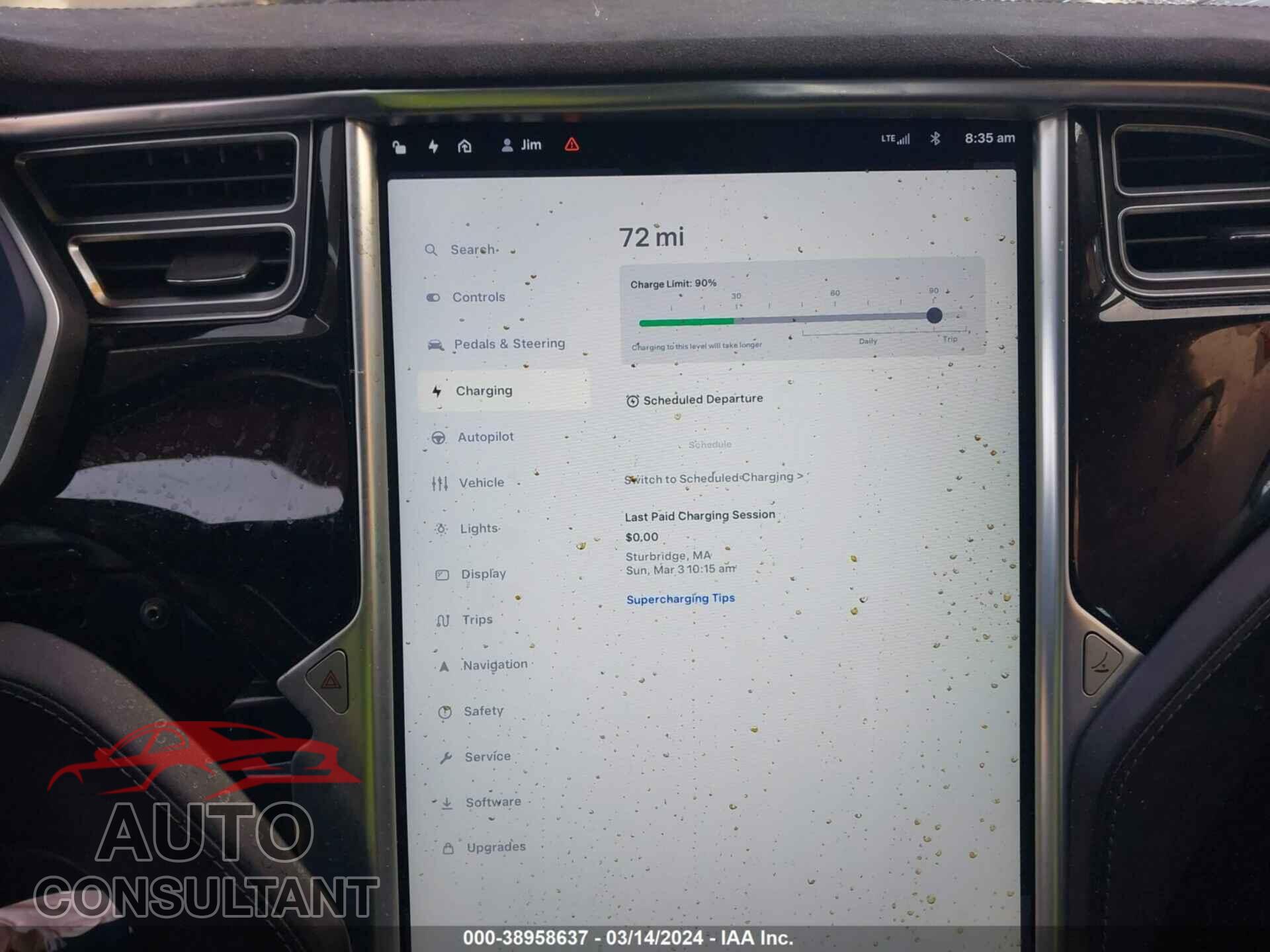 TESLA MODEL S 2016 - 5YJSA1E26GF136909