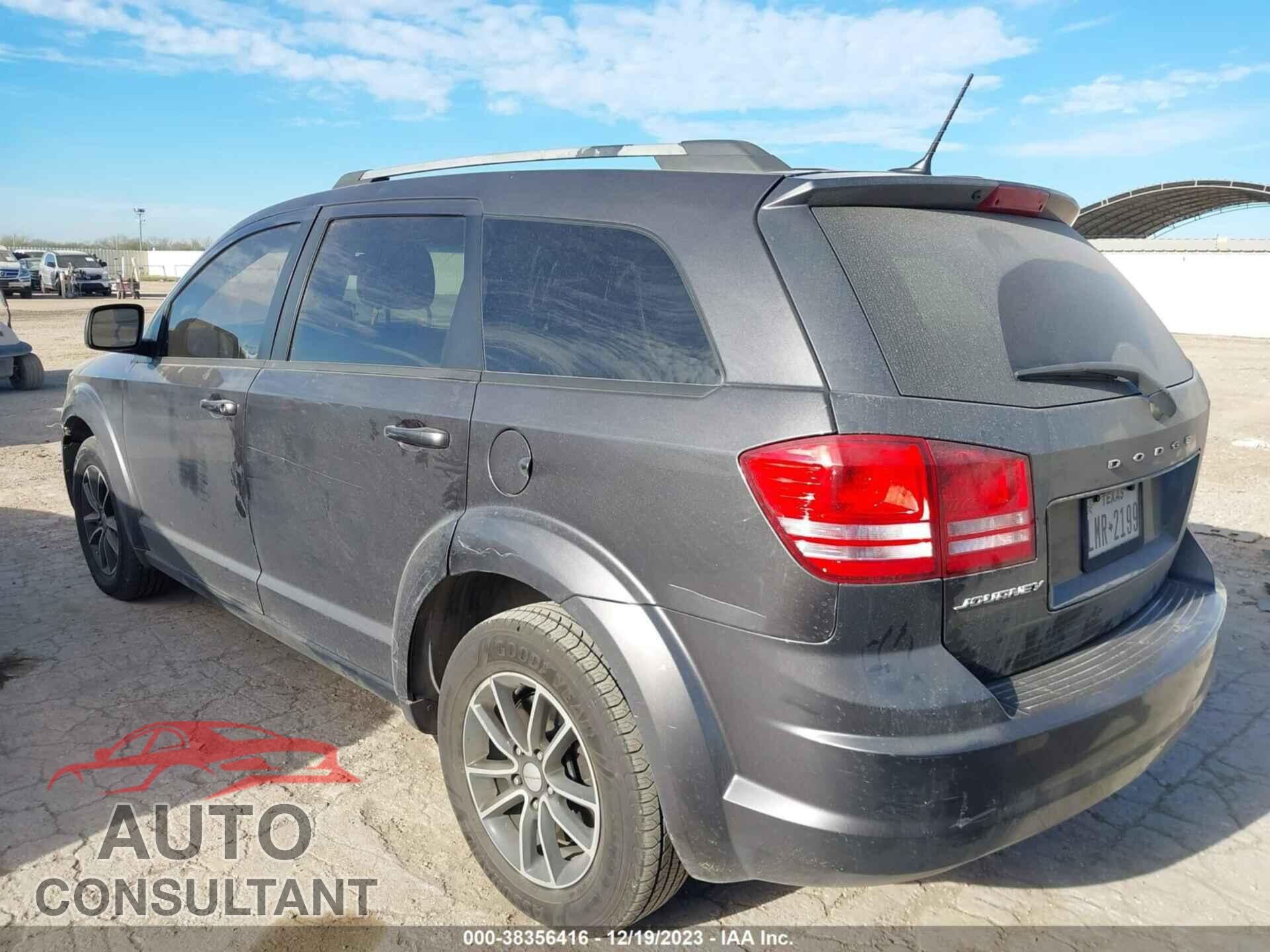 DODGE JOURNEY 2017 - 3C4PDCAB9HT630215