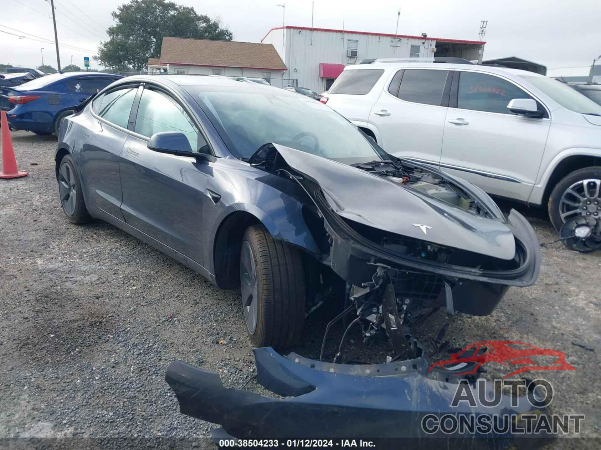 TESLA MODEL 3 2022 - 5YJ3E1EBXNF344927