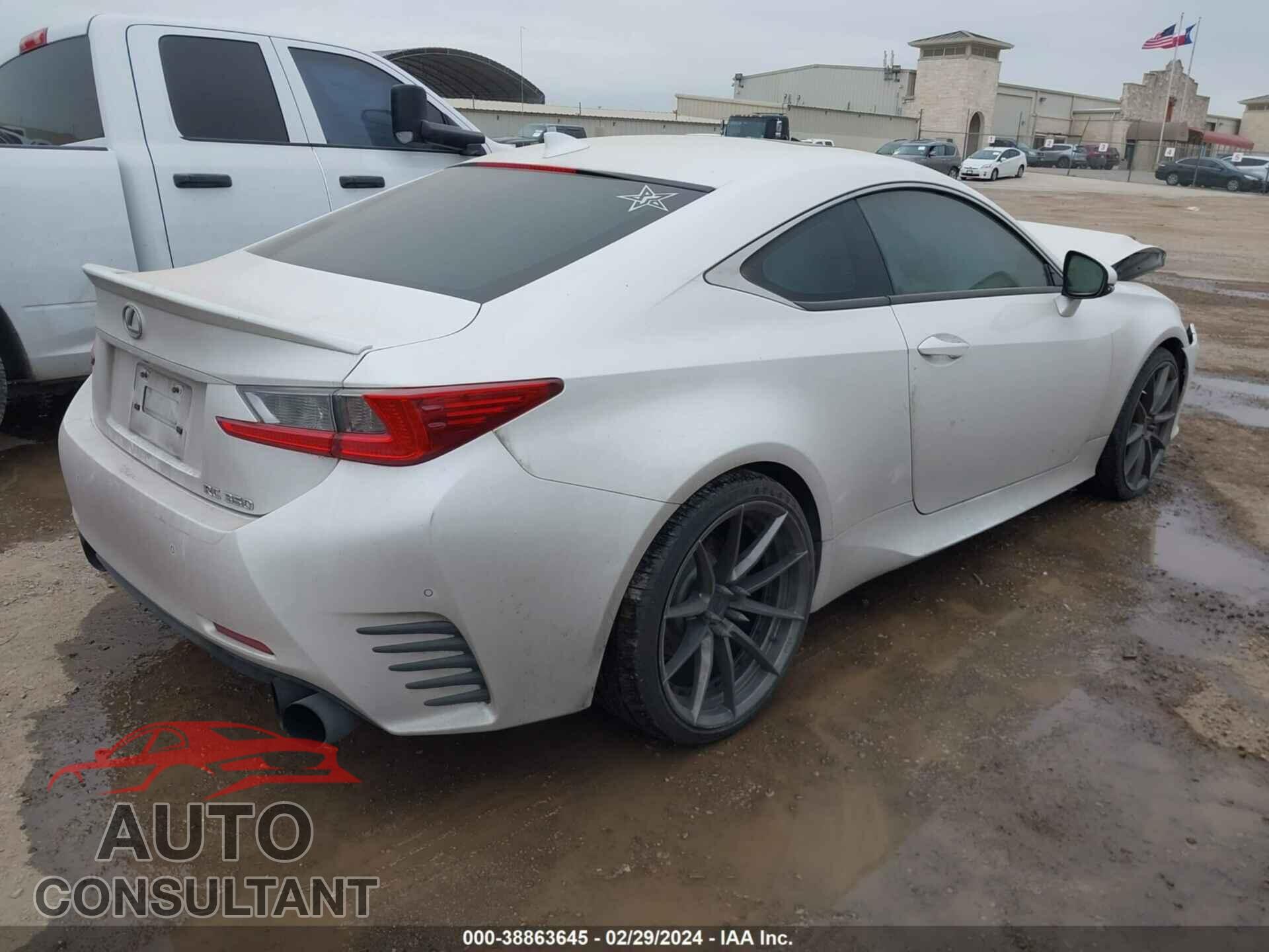 LEXUS RC 2016 - JTHHE5BC5G5012245