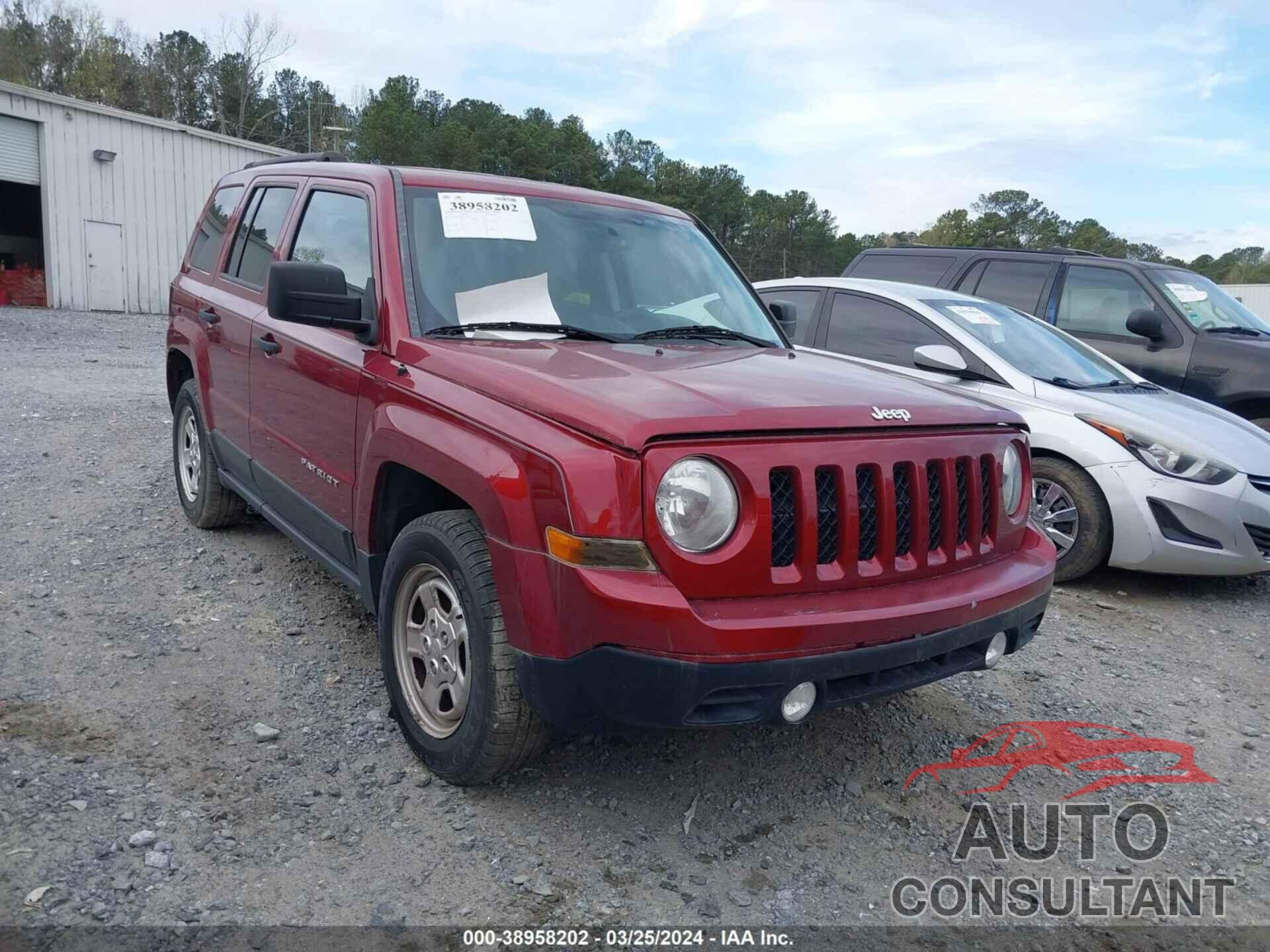 JEEP PATRIOT 2016 - 1C4NJPBA4GD623092