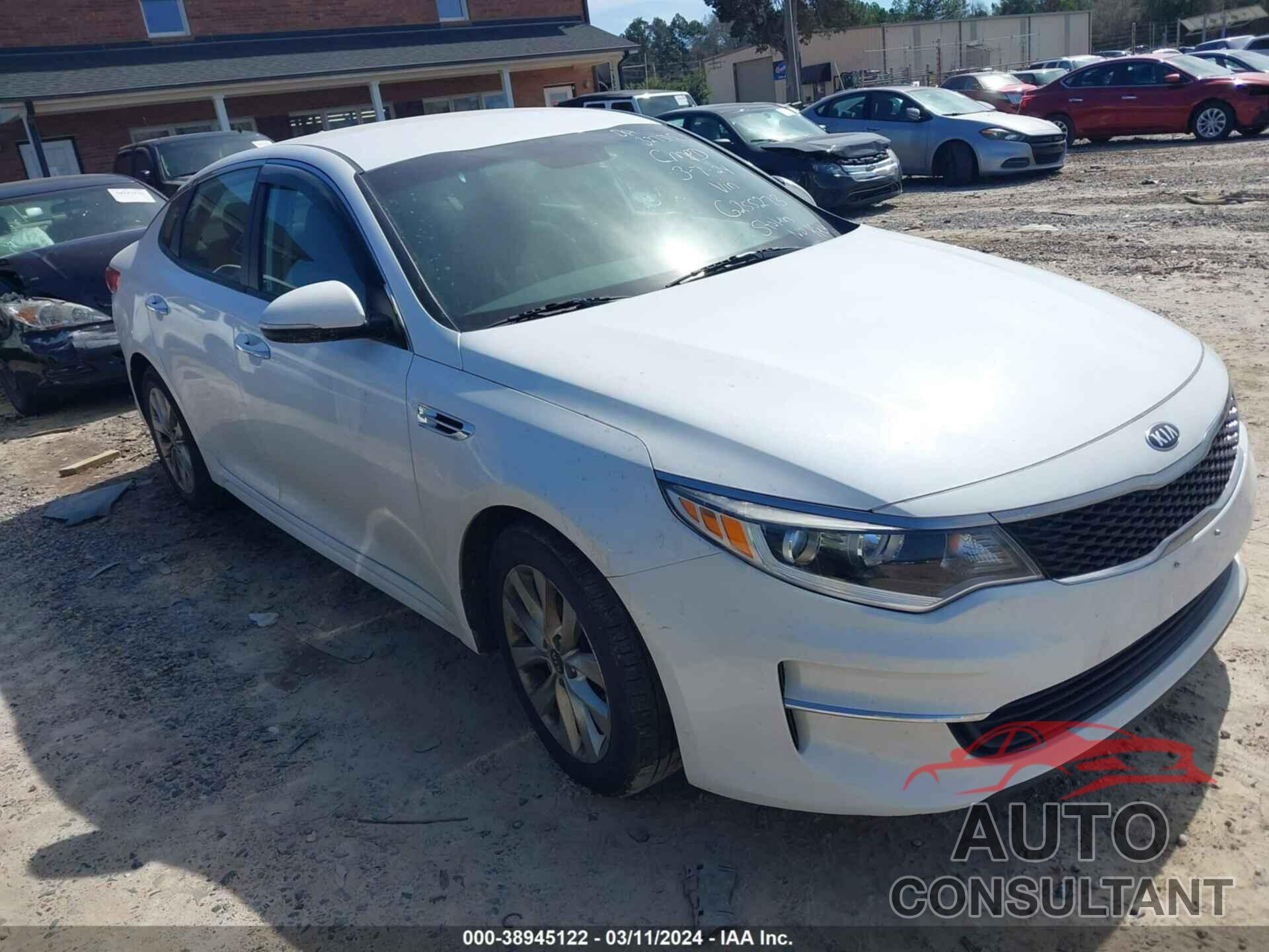 KIA OPTIMA 2018 - 5XXGT4L3XJG255273