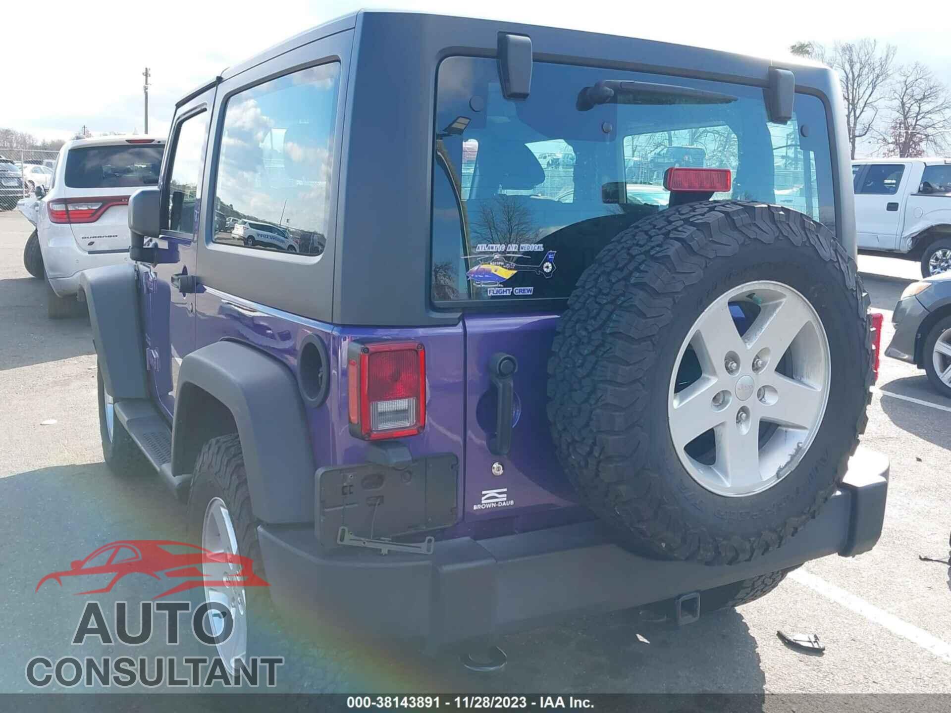 JEEP WRANGLER 2017 - 1C4AJWAG4HL721724