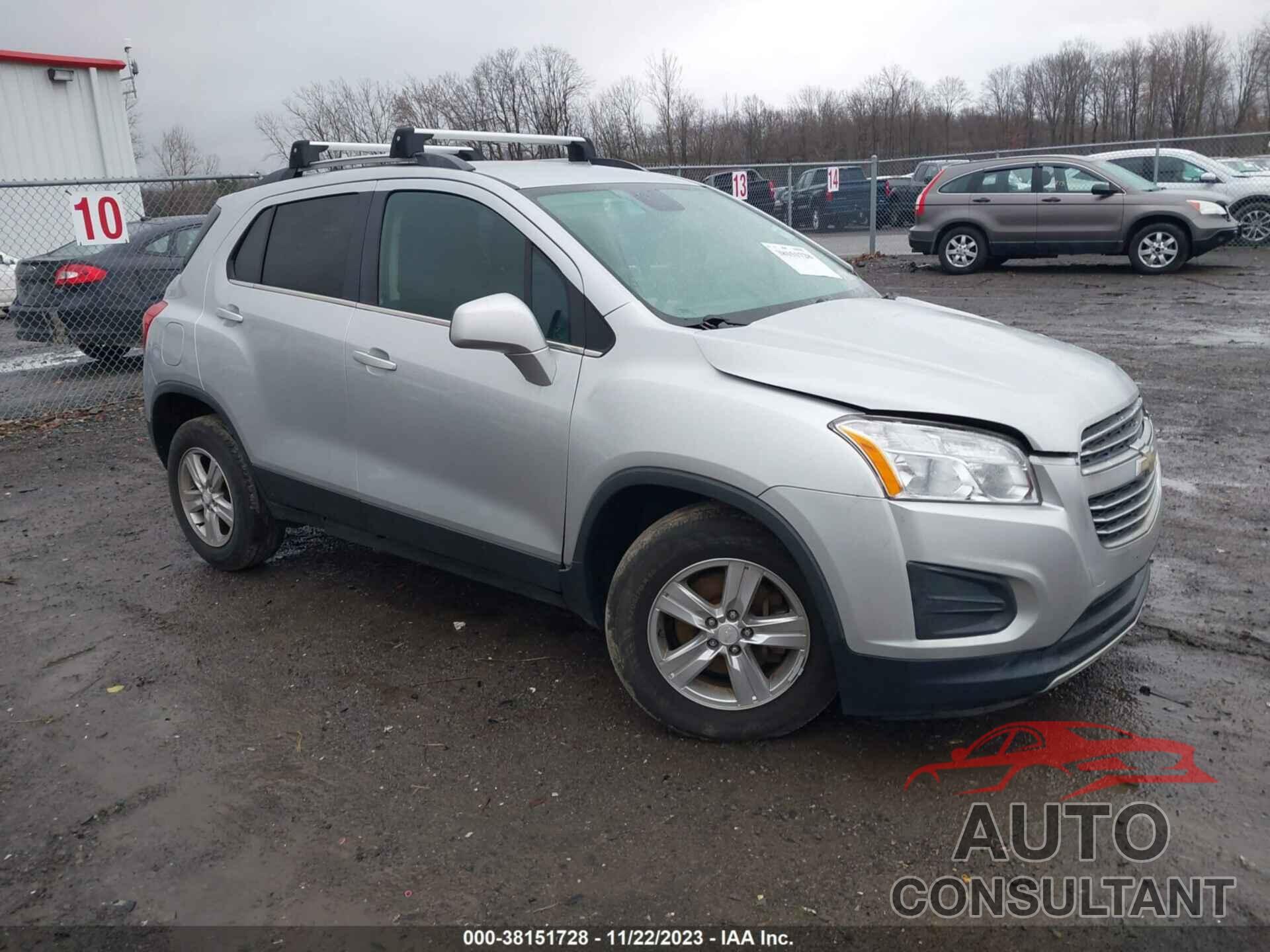 CHEVROLET TRAX 2016 - 3GNCJPSB2GL163559