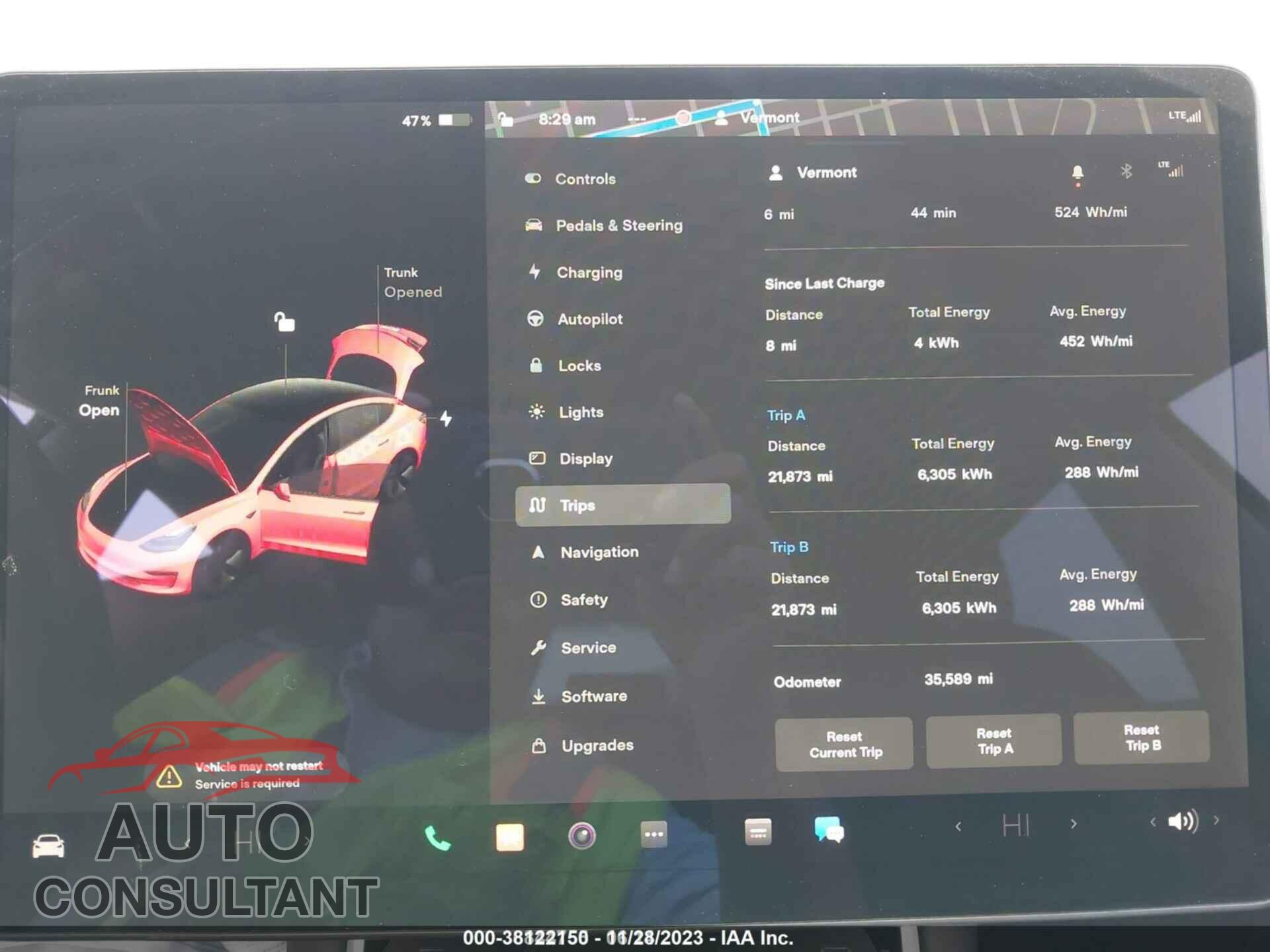 TESLA MODEL 3 2019 - 5YJ3E1EA3KF503967