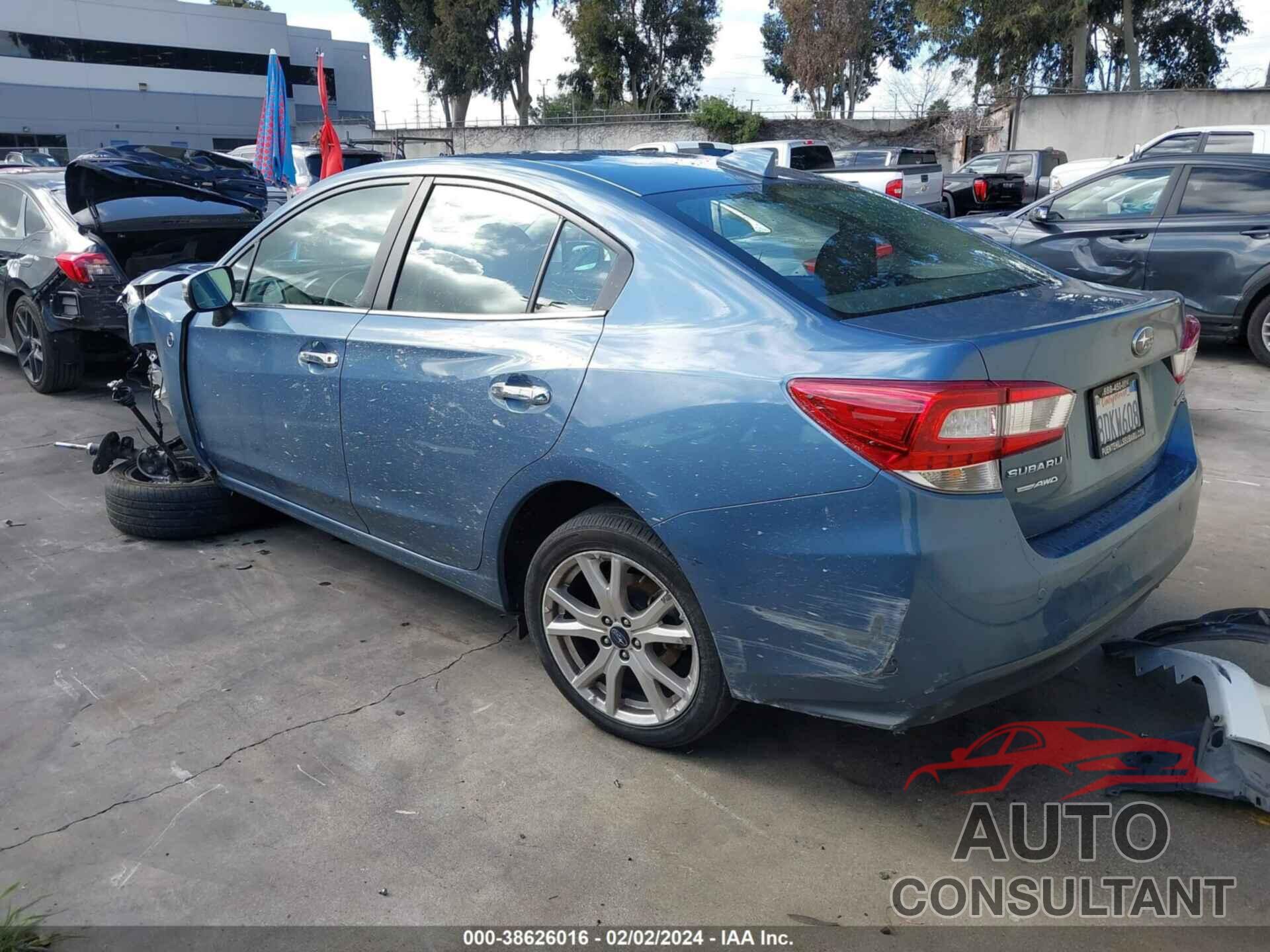 SUBARU IMPREZA 2018 - 4S3GKAU67J3611222