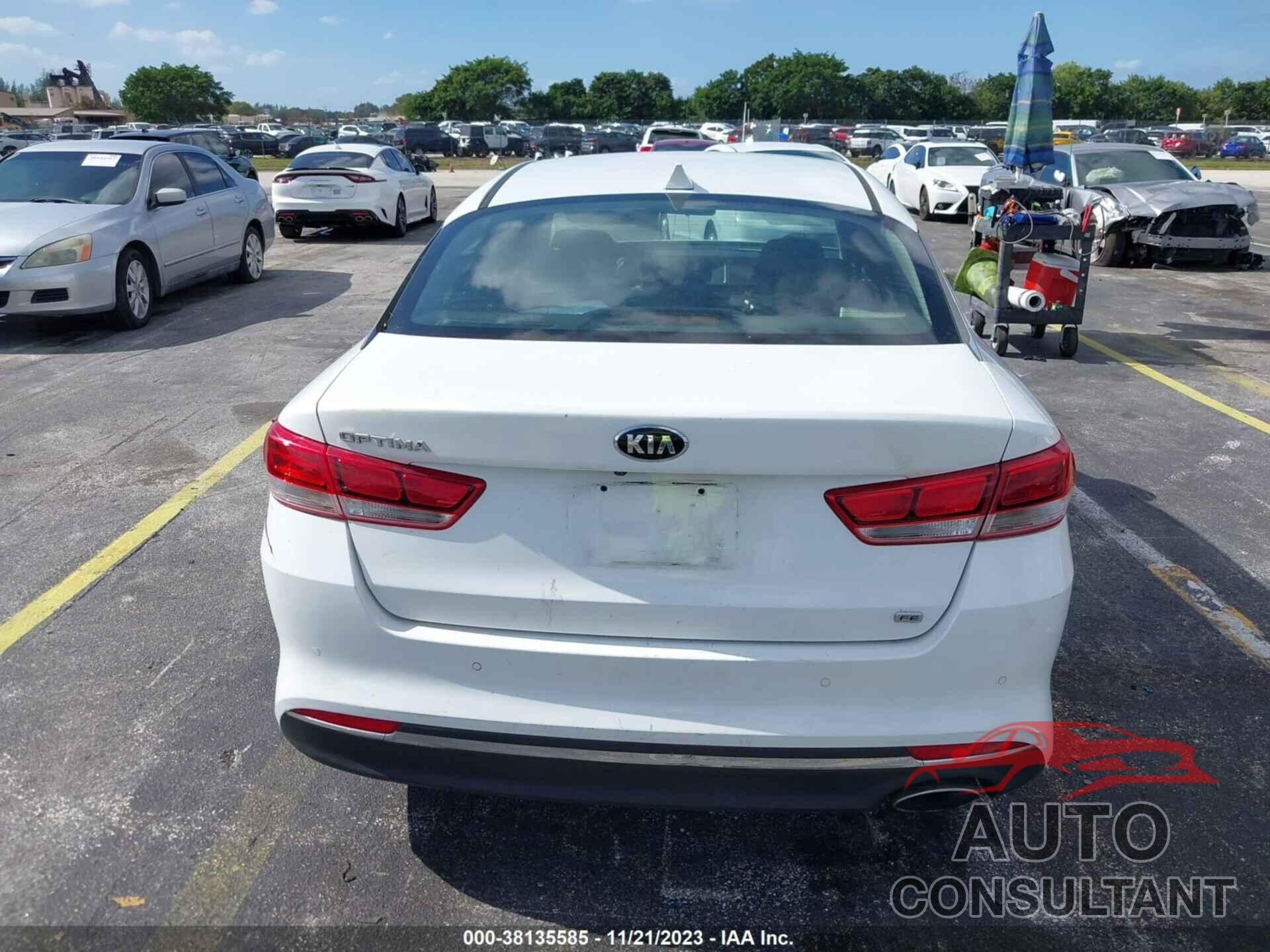 KIA OPTIMA 2018 - 5XXGT4L30JG249062