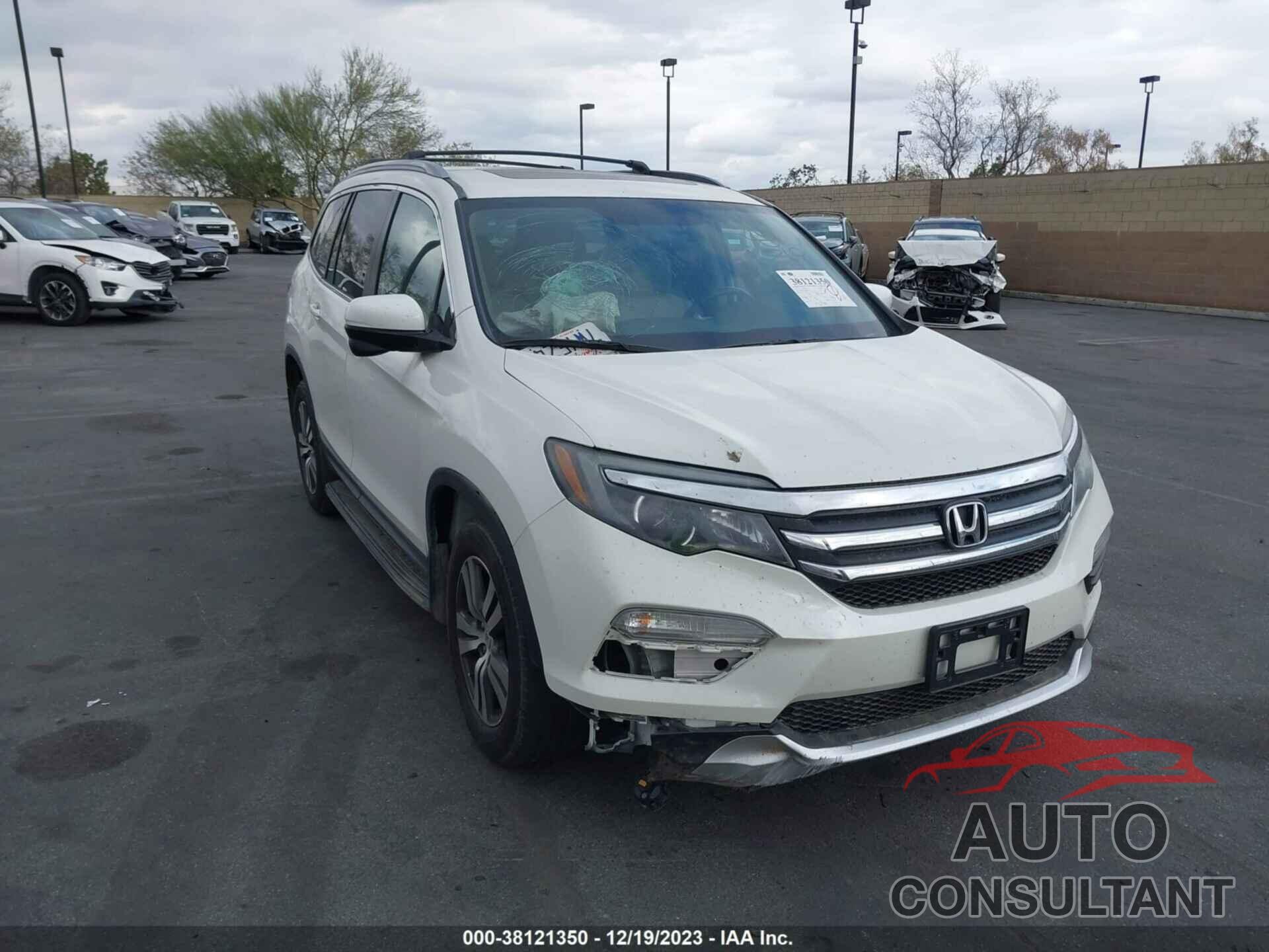 HONDA PILOT 2017 - 5FNYF5H50HB003332