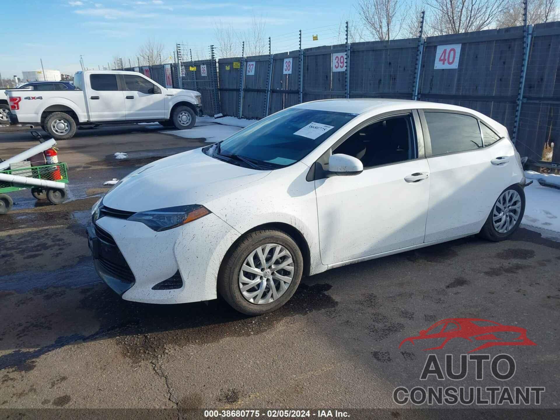 TOYOTA COROLLA 2019 - 5YFBURHE1KP935716