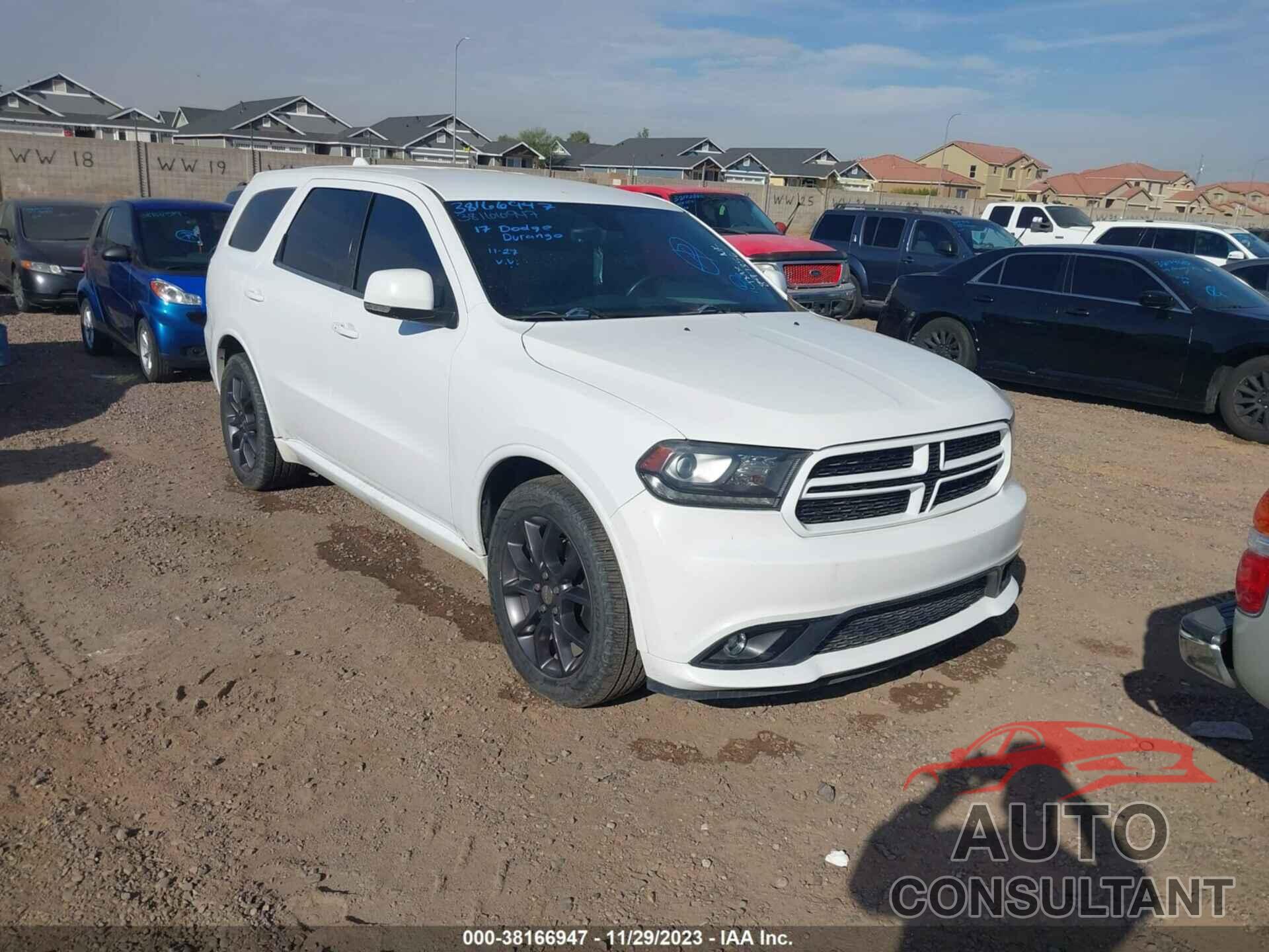 DODGE DURANGO 2017 - 1C4SDJCT2HC897356