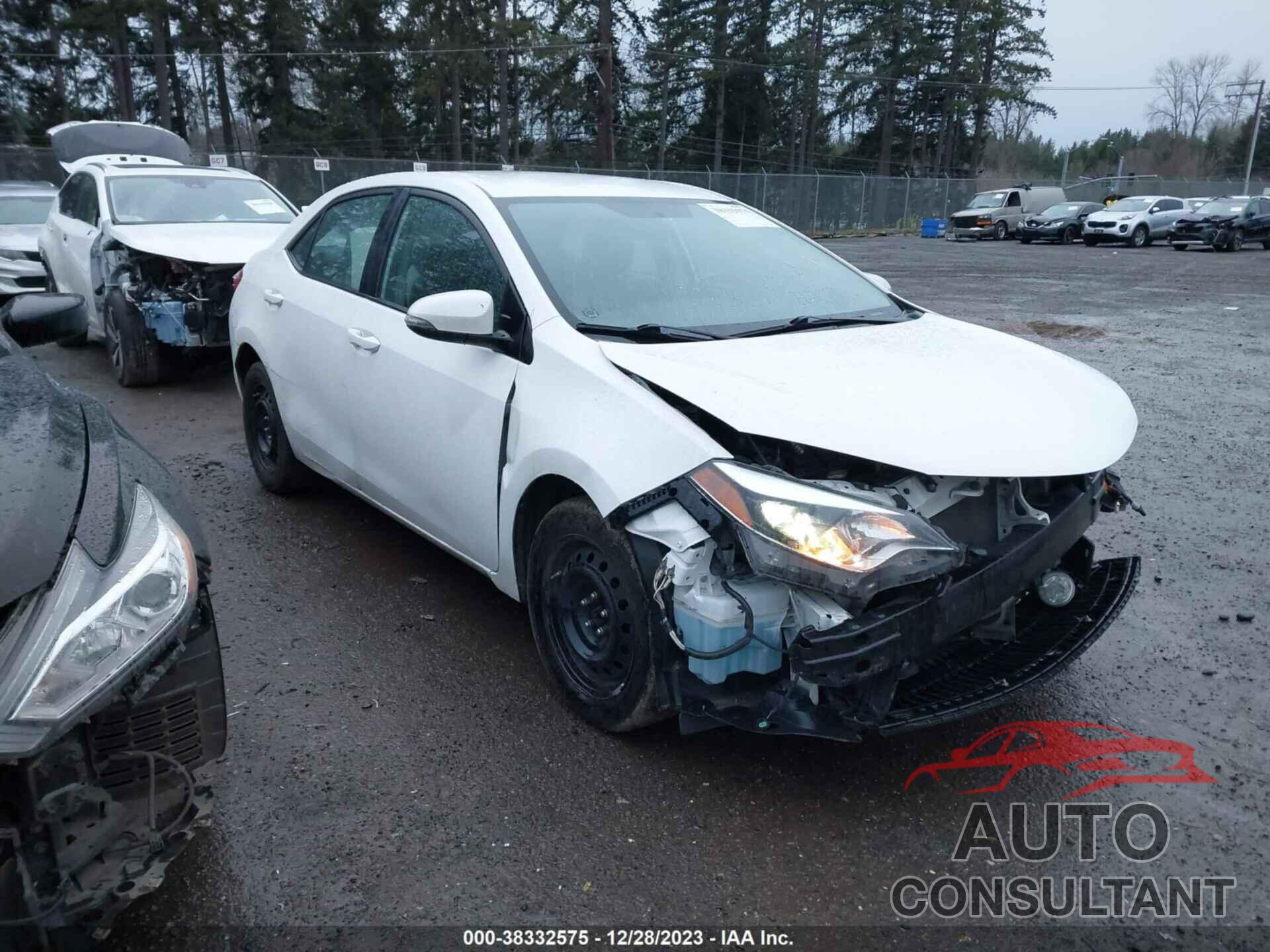TOYOTA COROLLA 2016 - 2T1BURHE6GC686496