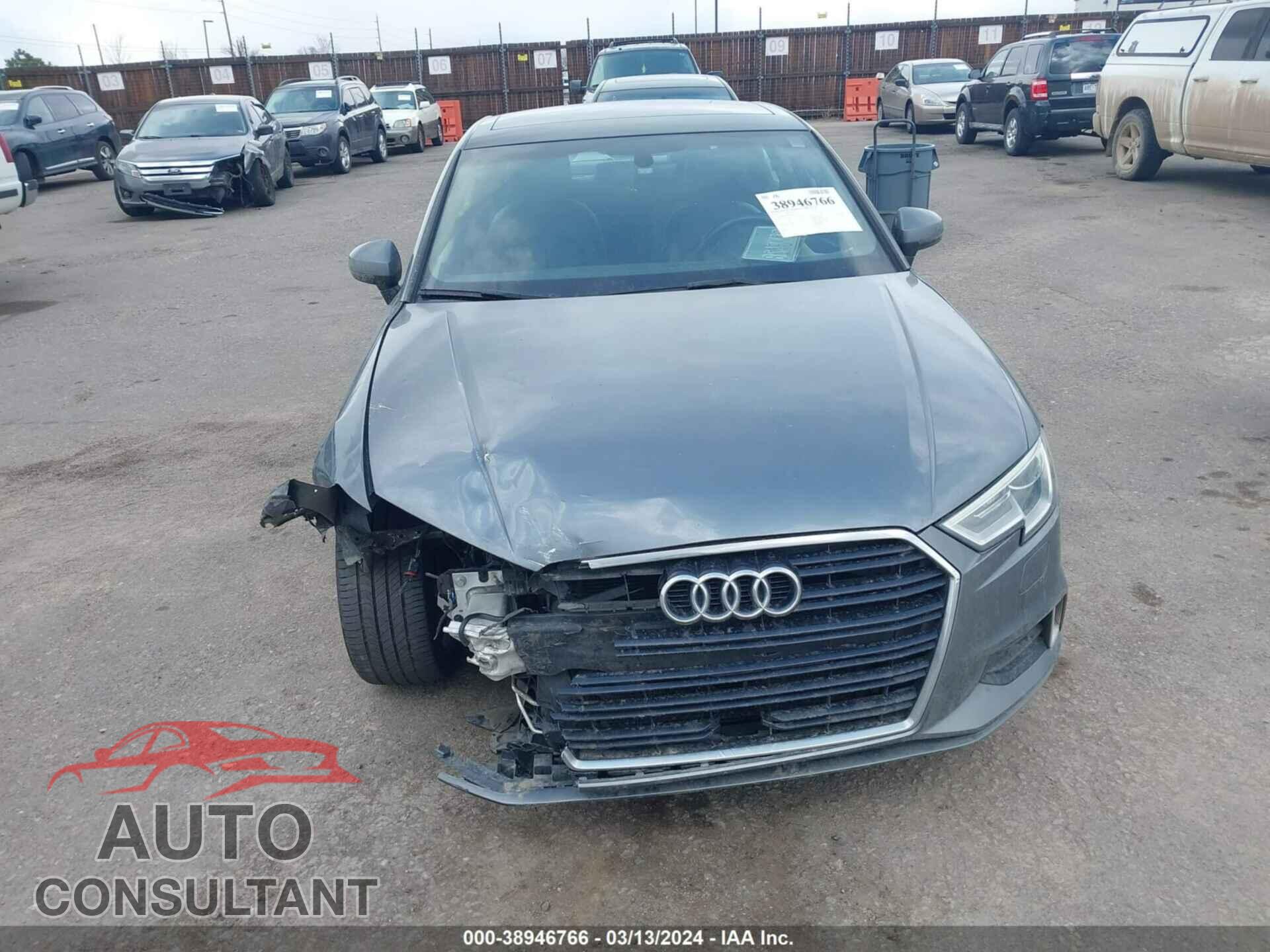 AUDI A3 2017 - WAUB8GFF9H1010194