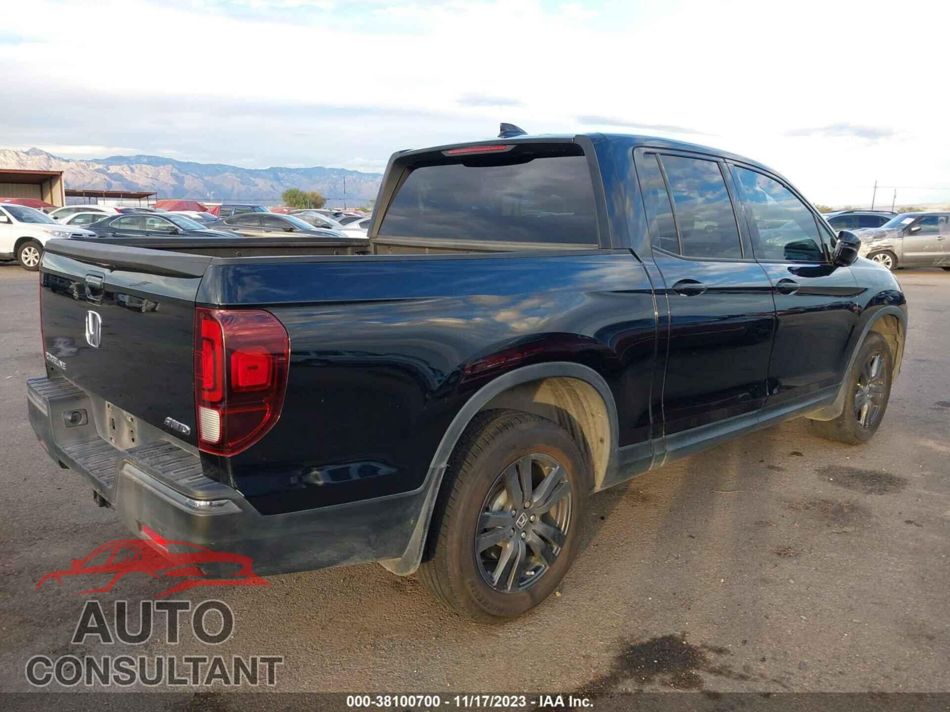 HONDA RIDGELINE 2017 - 5FPYK3F13HB017183