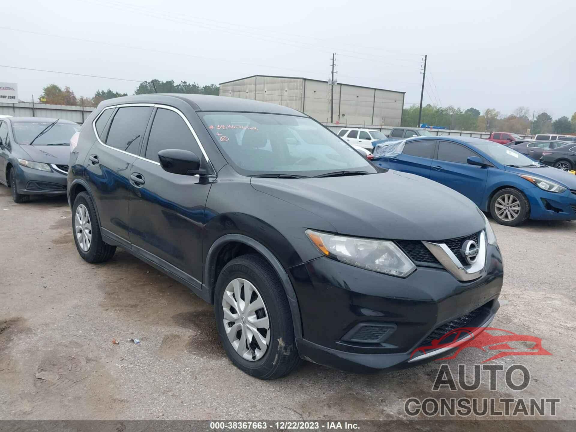 NISSAN ROGUE 2016 - KNMAT2MVXGP620398