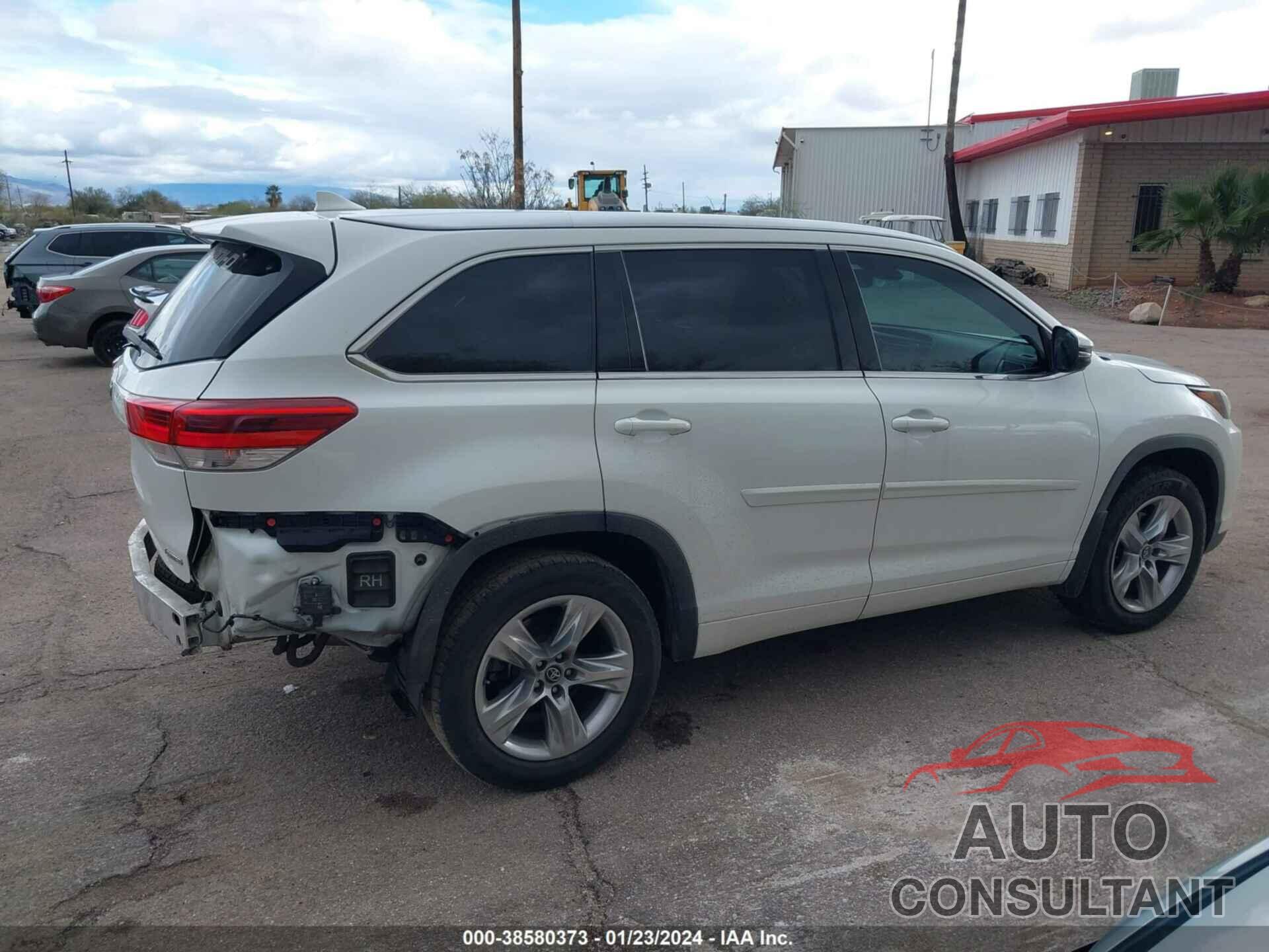 TOYOTA HIGHLANDER 2018 - 5TDYZRFH3JS285642