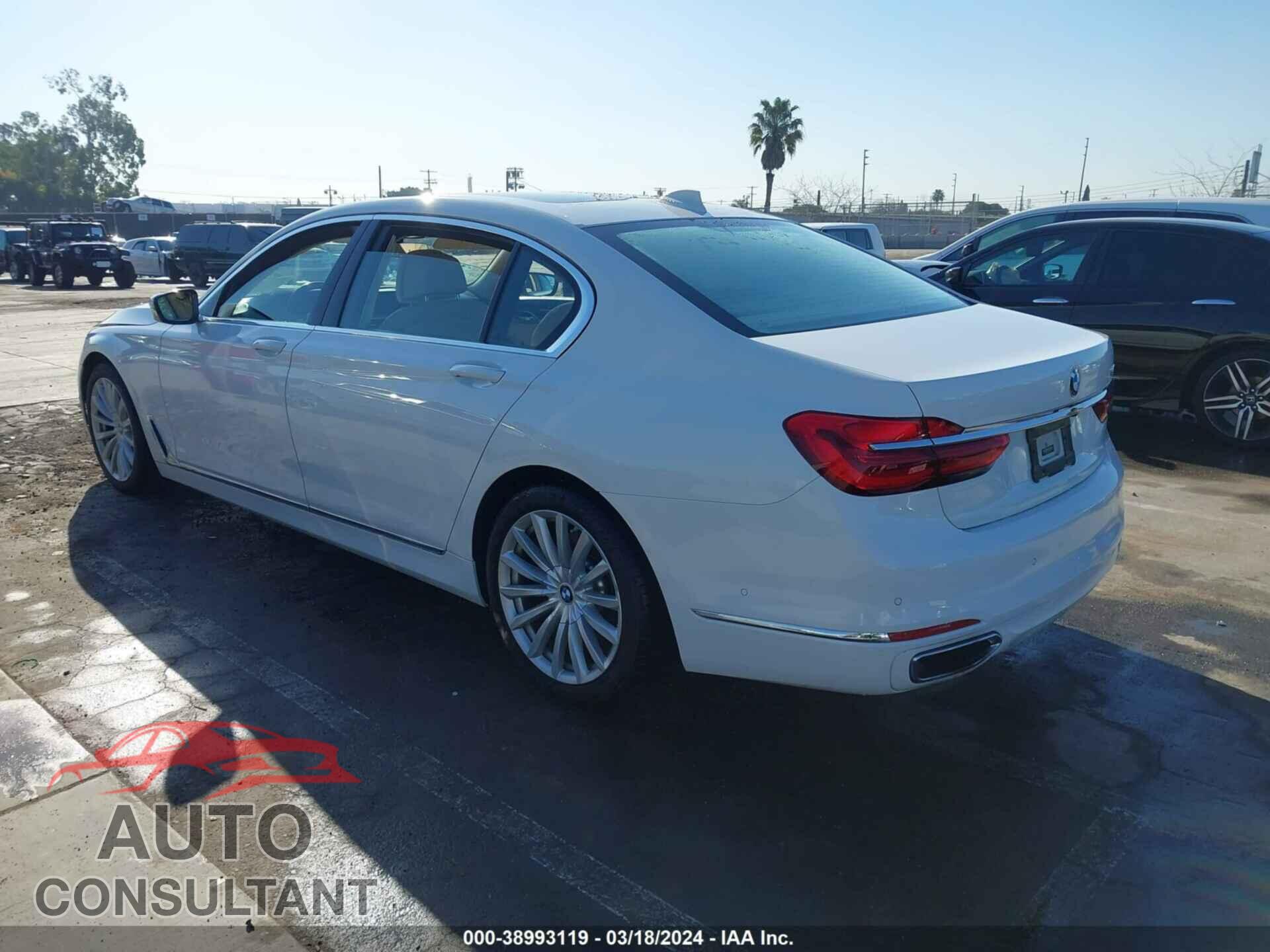 BMW 740I 2016 - WBA7E2C53GG547488