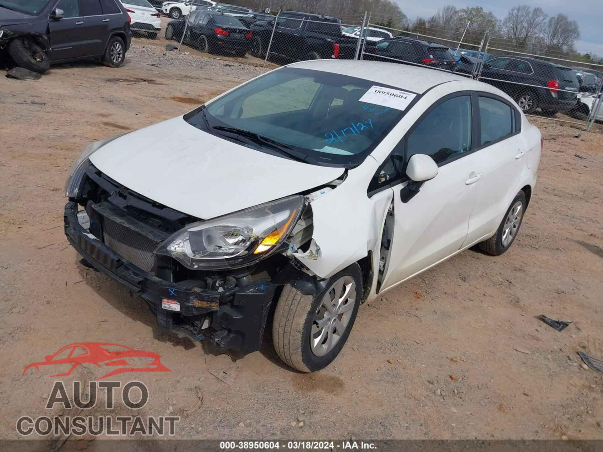 KIA RIO 2016 - KNADM4A34G6685212