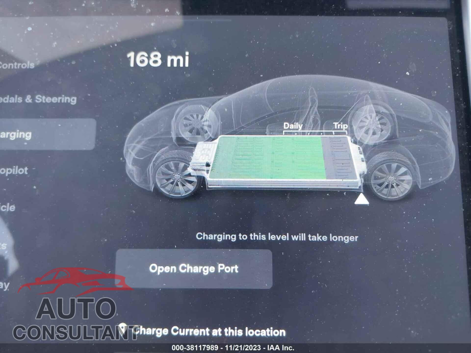 TESLA MODEL S 2015 - 5YJSA1E23FF106121