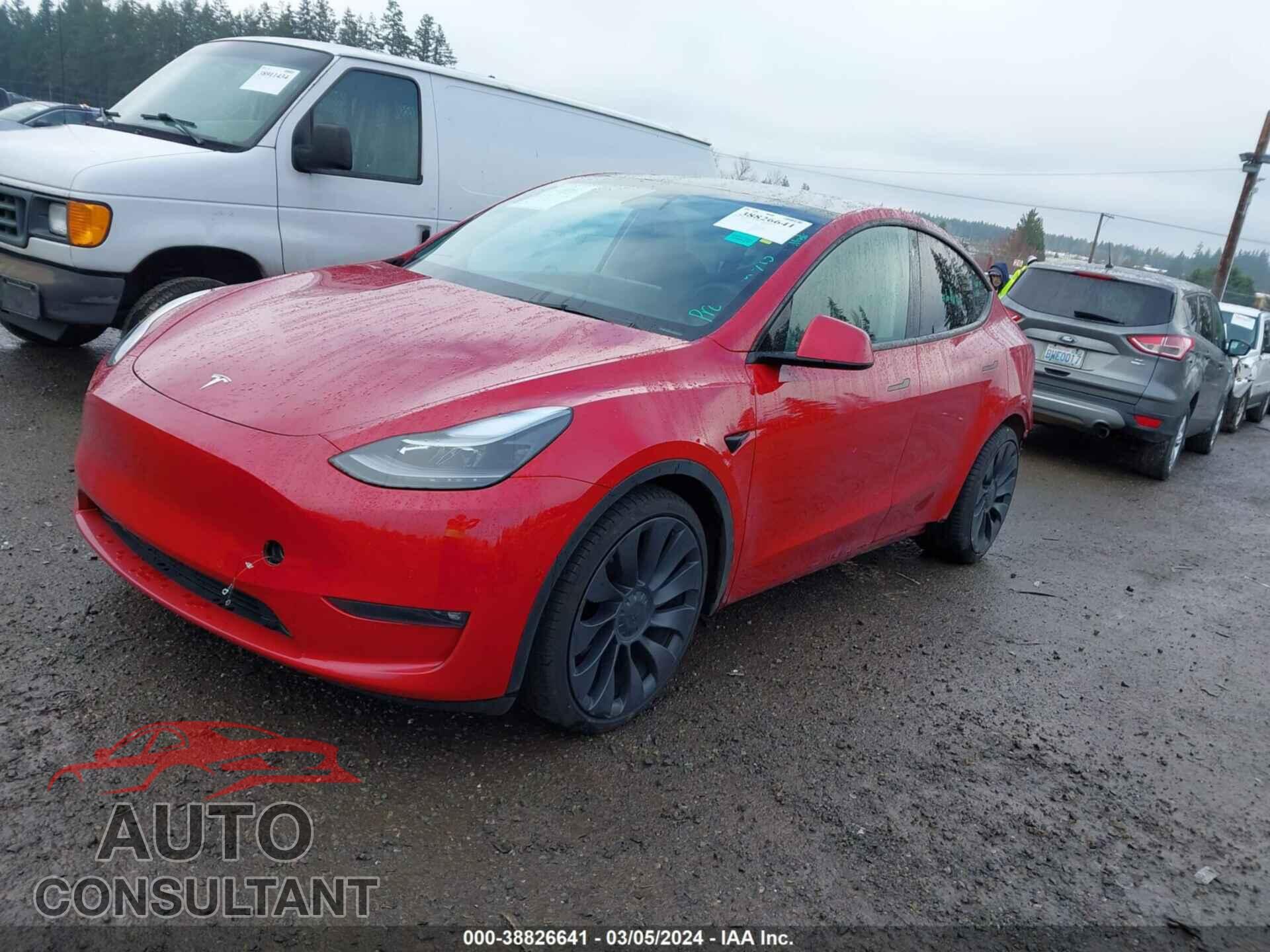 TESLA MODEL Y 2021 - 5YJYGDEF7MF173377