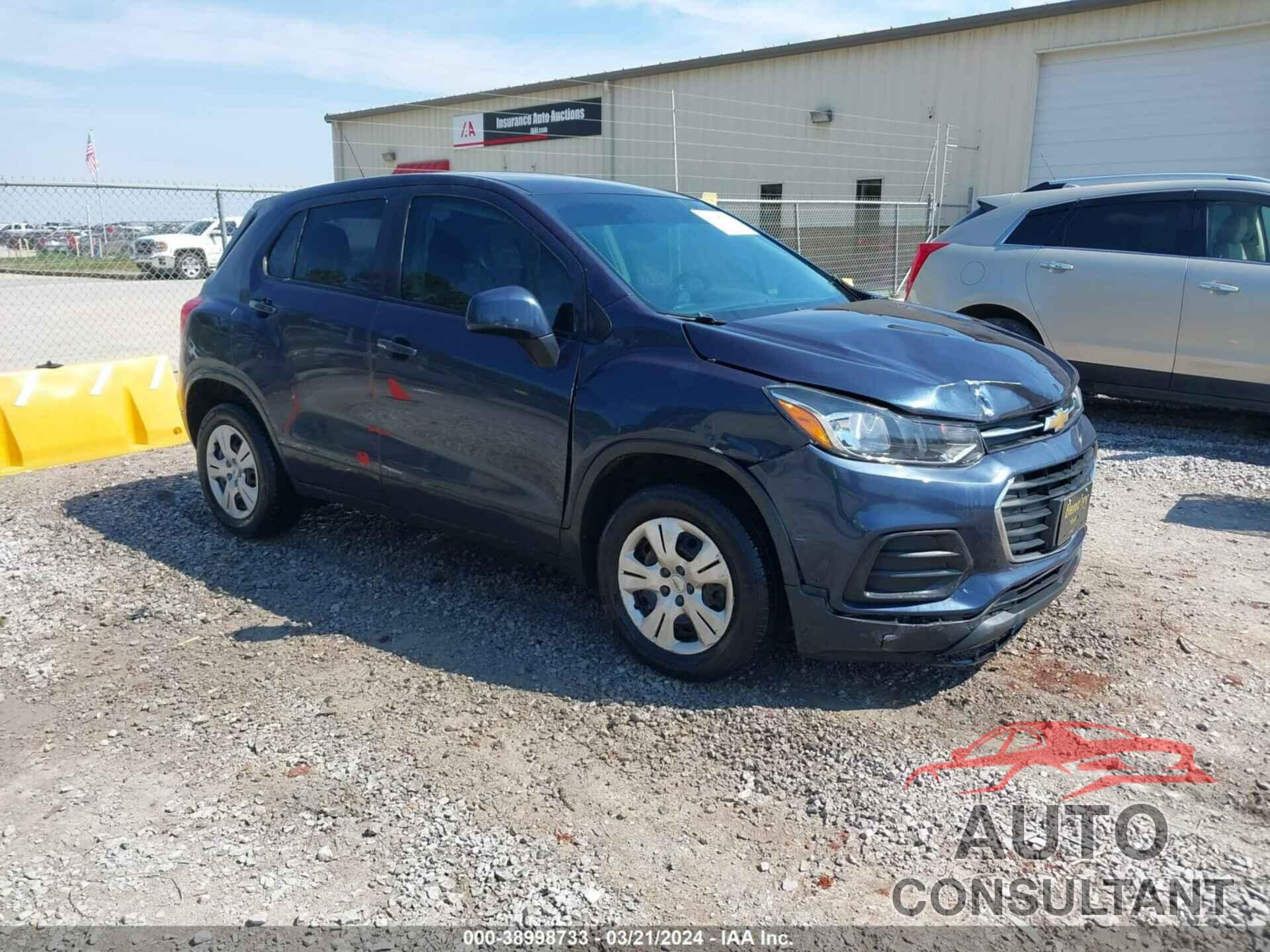 CHEVROLET TRAX 2018 - 3GNCJKSB8JL416930