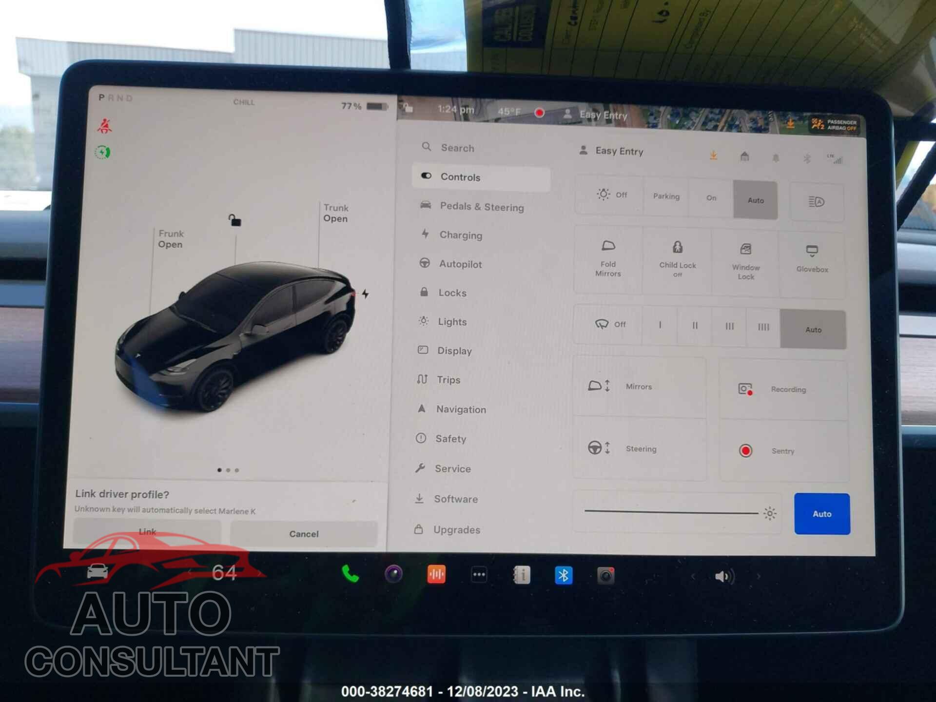 TESLA MODEL Y 2022 - 7SAYGDEF8NF488872