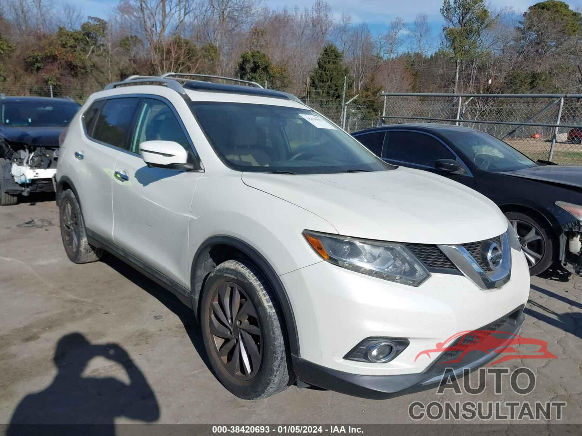 NISSAN ROGUE 2016 - 5N1AT2MTXGC845339