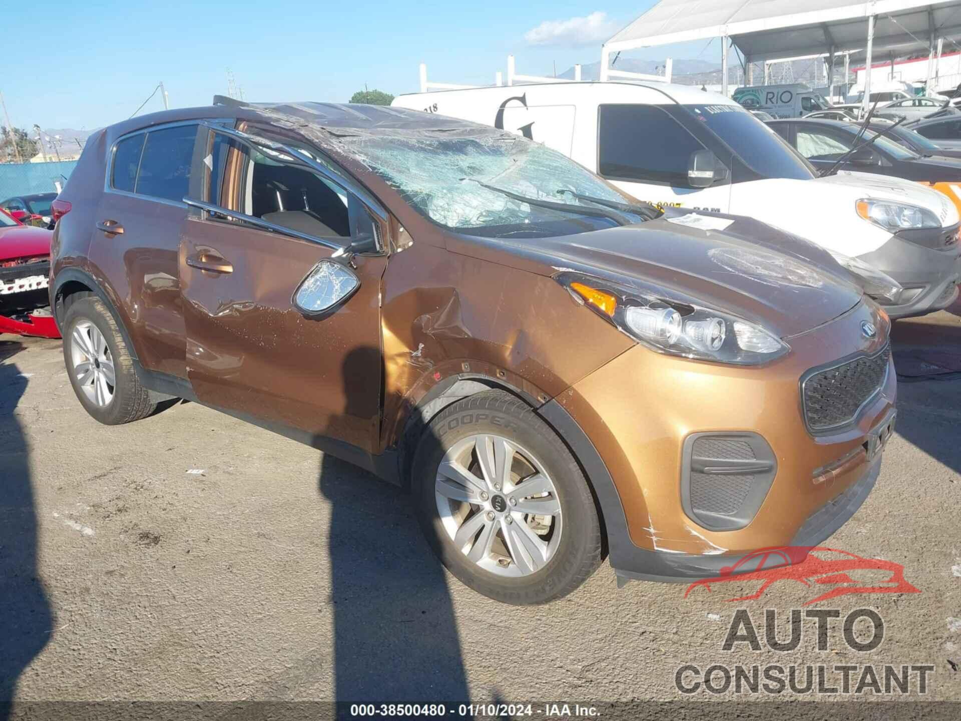KIA SPORTAGE 2019 - KNDPM3AC6K7541609