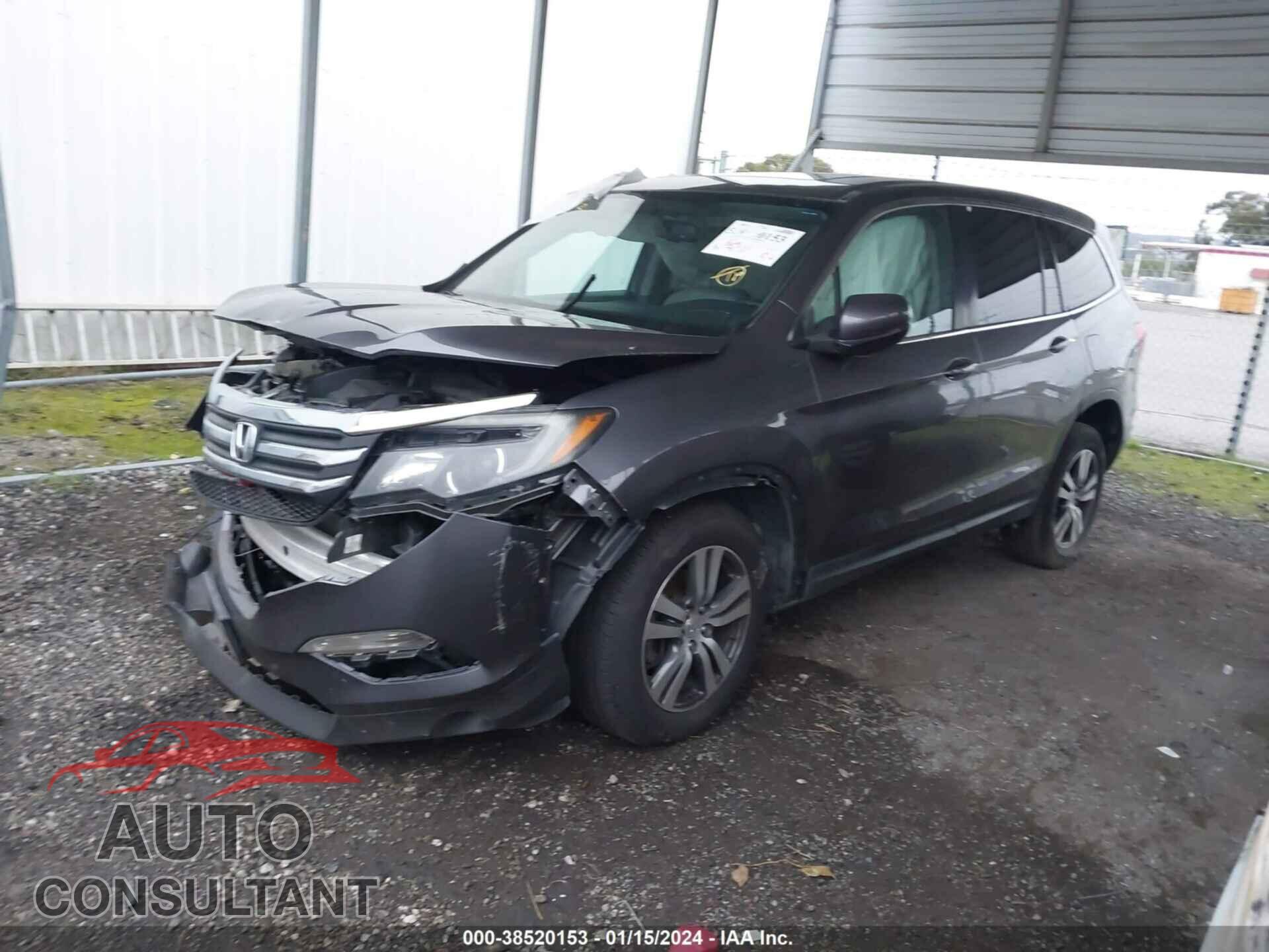 HONDA PILOT 2017 - 5FNYF6H88HB028558