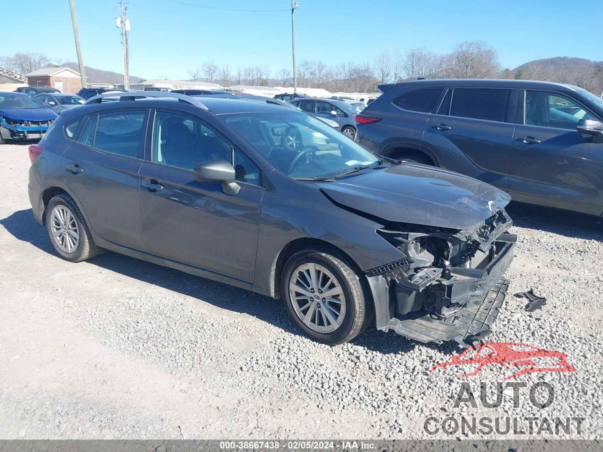 SUBARU IMPREZA 2018 - 4S3GTAB69J3725822