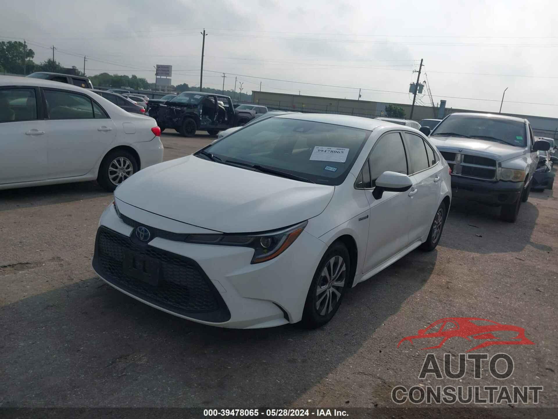 TOYOTA COROLLA 2021 - JTDEAMDE8MJ003292