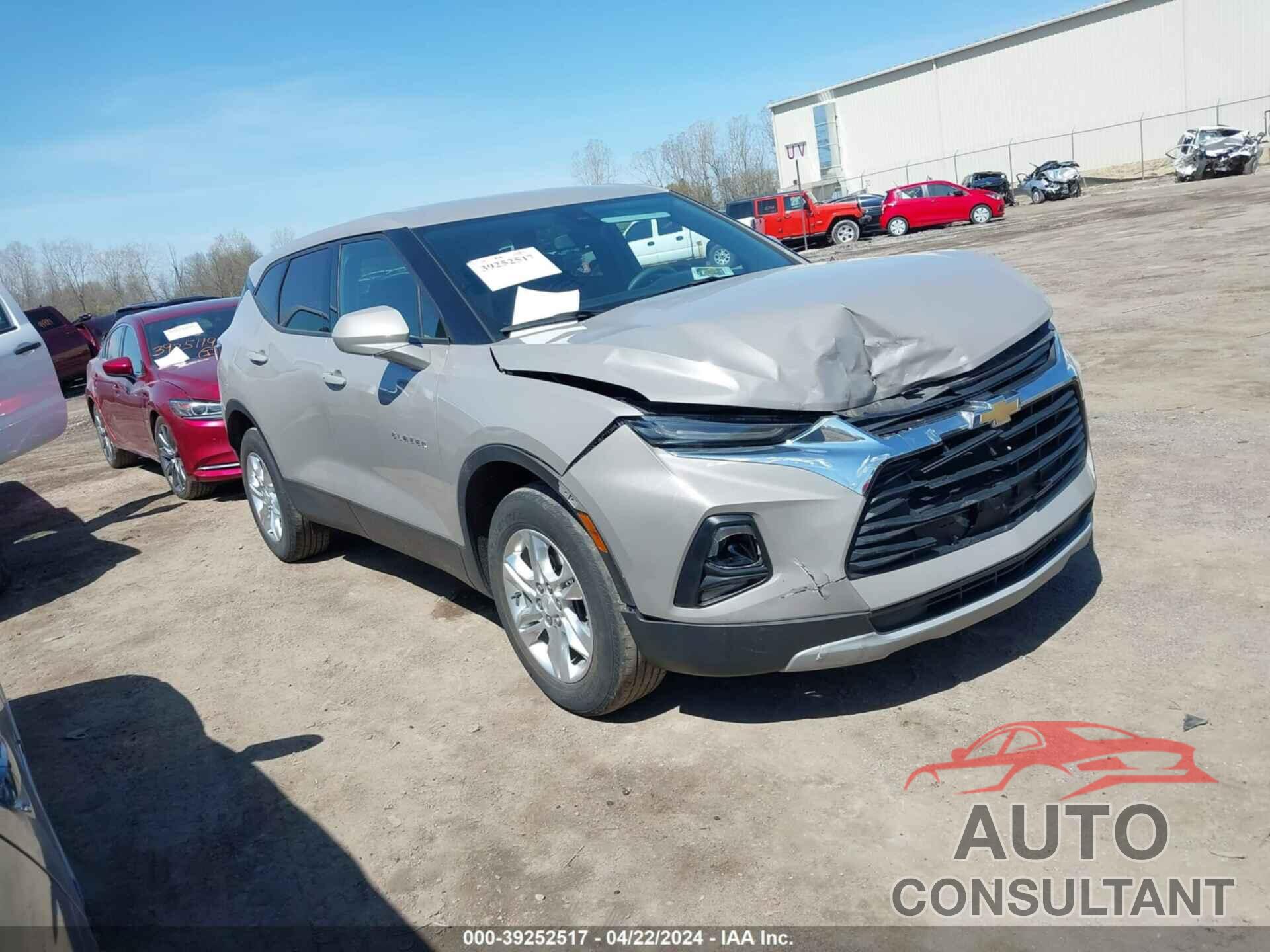 CHEVROLET BLAZER 2021 - 3GNKBCRS4MS587589