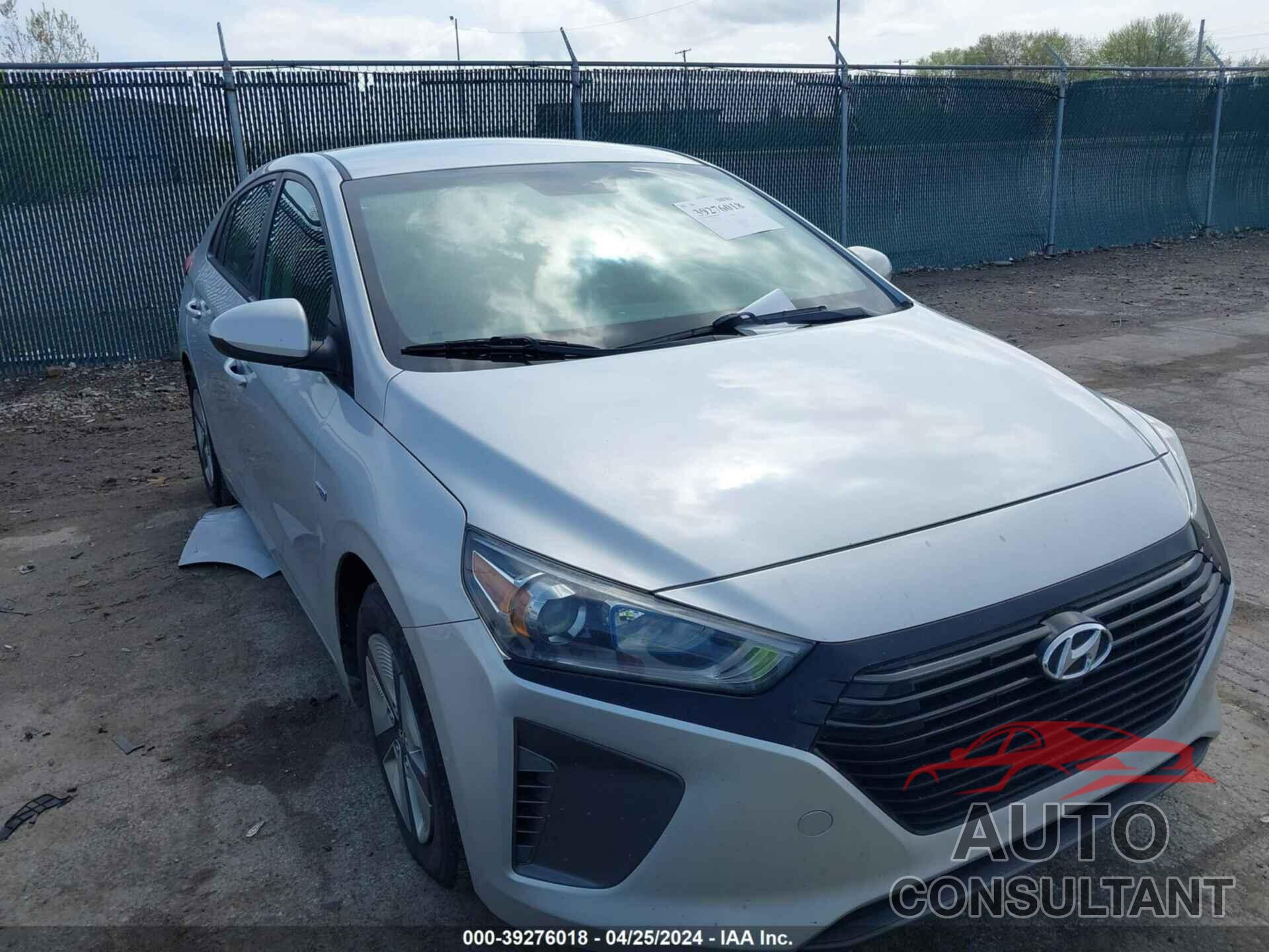 HYUNDAI IONIQ HYBRID 2019 - KMHC65LC4KU109311