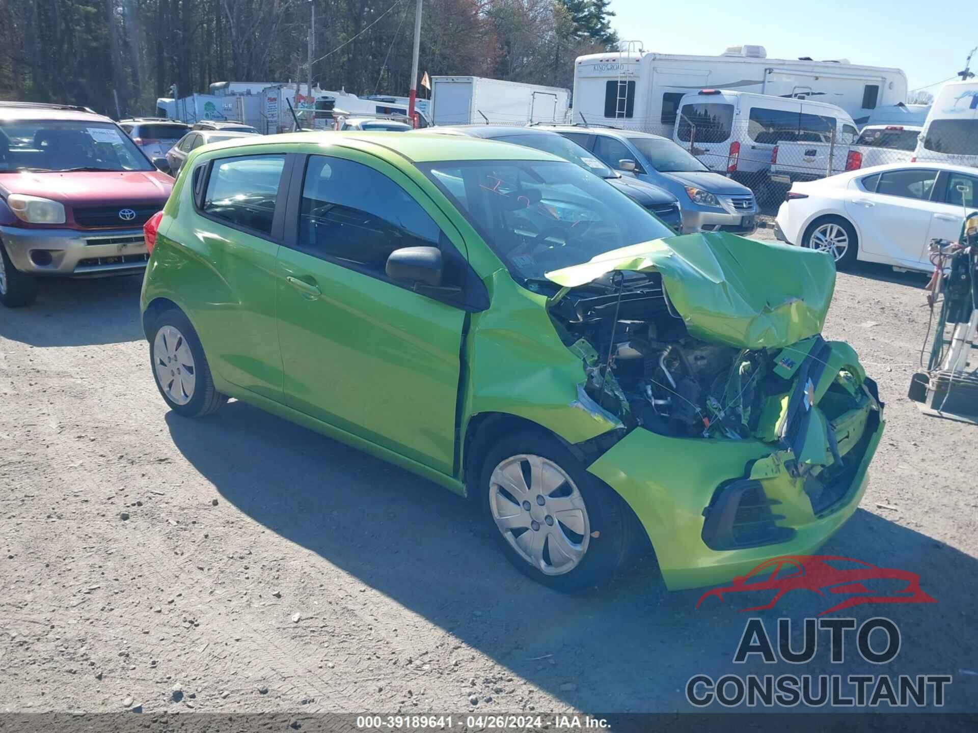 CHEVROLET SPARK 2016 - KL8CB6SA6GC574295