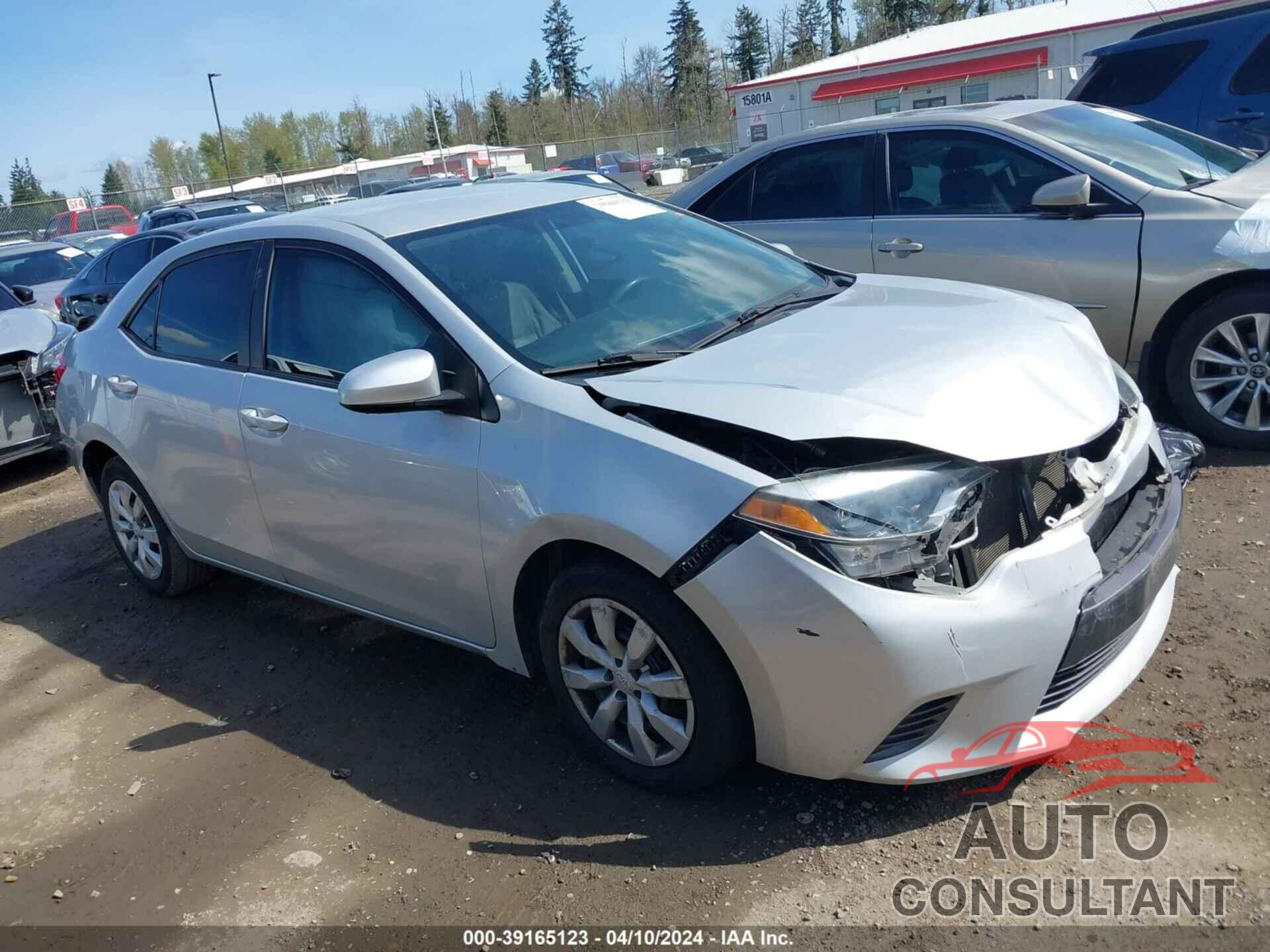 TOYOTA COROLLA 2016 - 2T1BURHE9GC629323