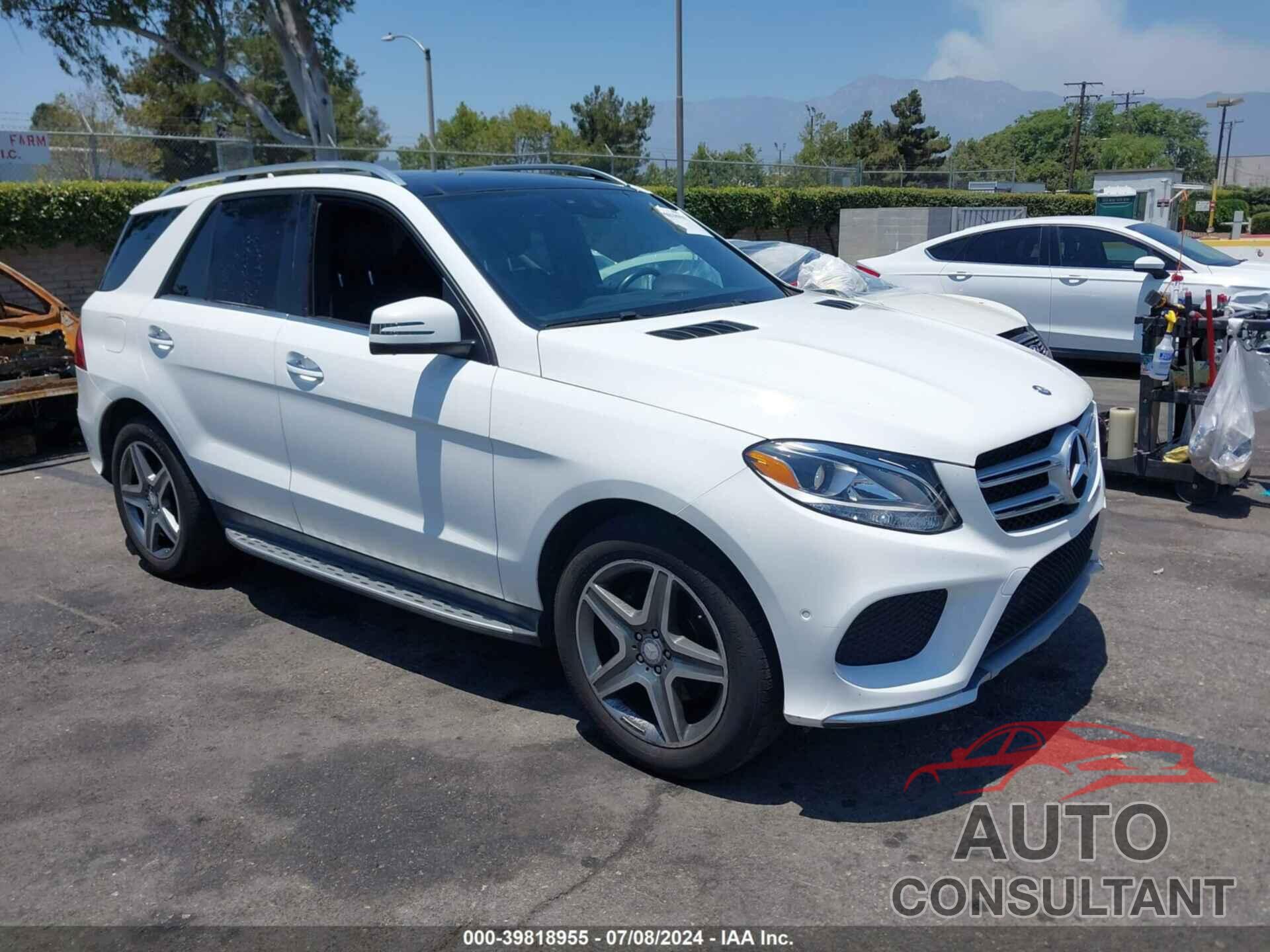 MERCEDES-BENZ GLE 350 2016 - 4JGDA5HB2GA806696