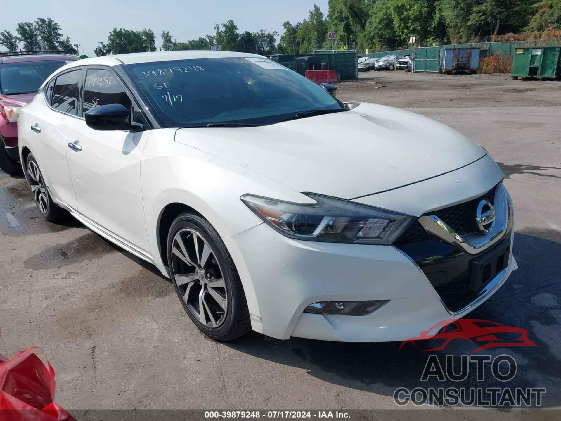 NISSAN MAXIMA 2016 - 1N4AA6AP1GC907502