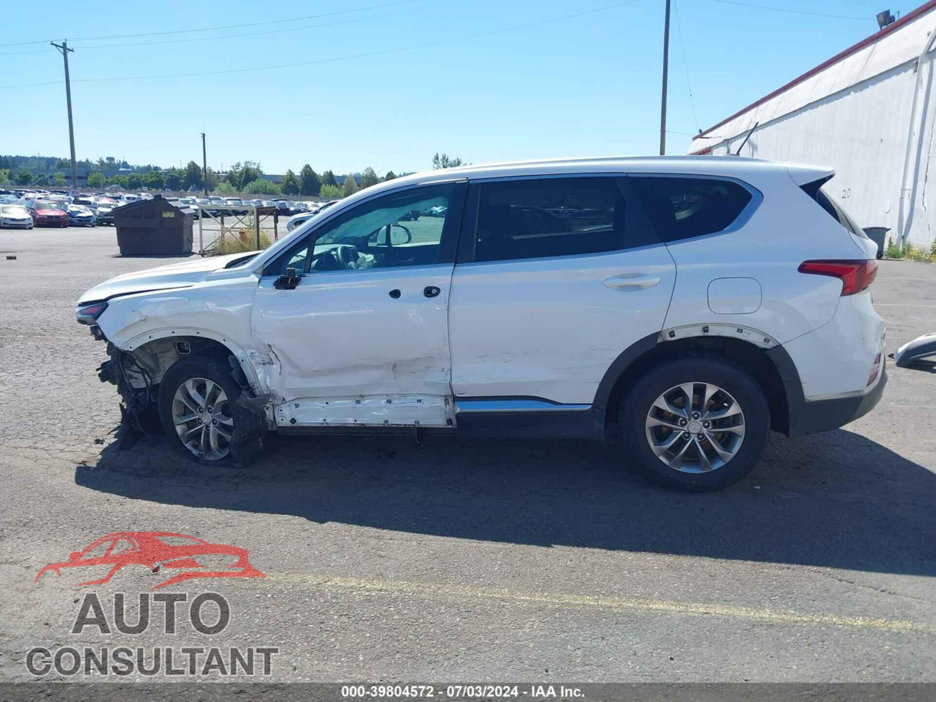 HYUNDAI SANTA FE 2019 - 5NMS2CAD7KH021663