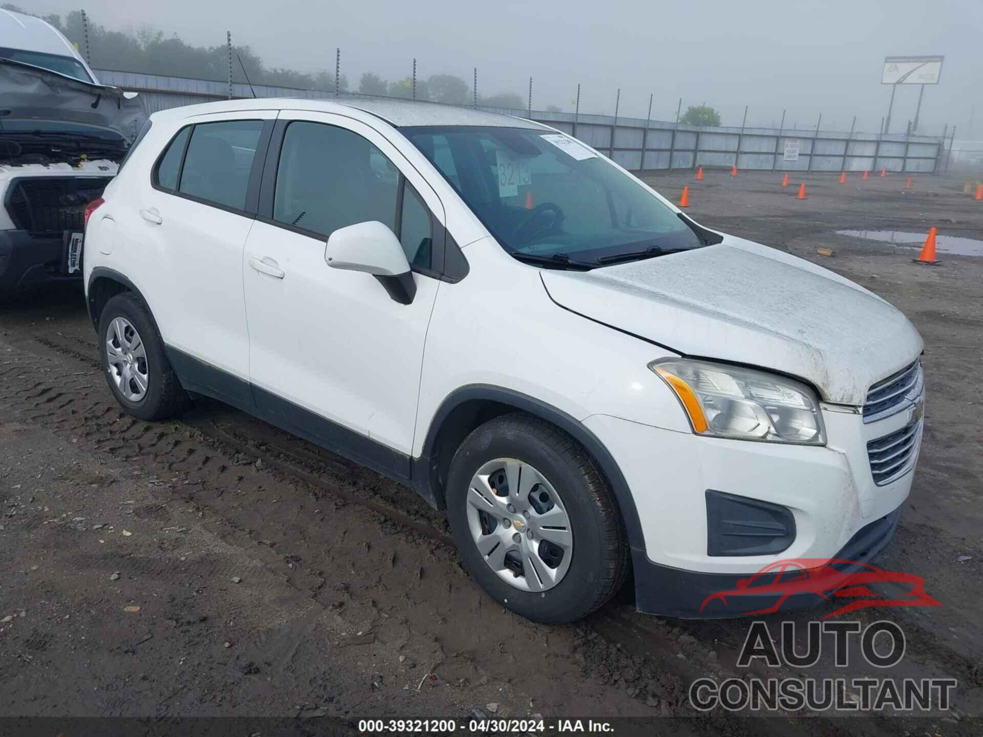 CHEVROLET TRAX 2016 - KL7CJKSB3GB536831