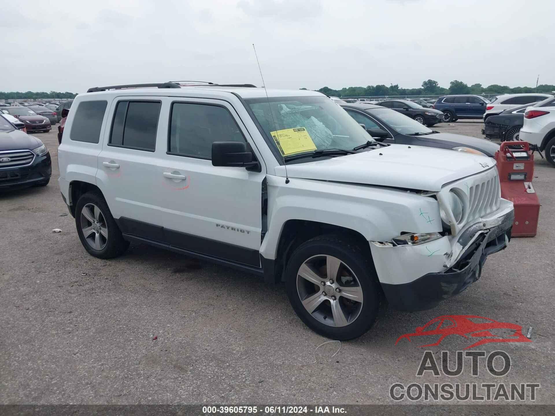 JEEP PATRIOT 2017 - 1C4NJPFA9HD132996