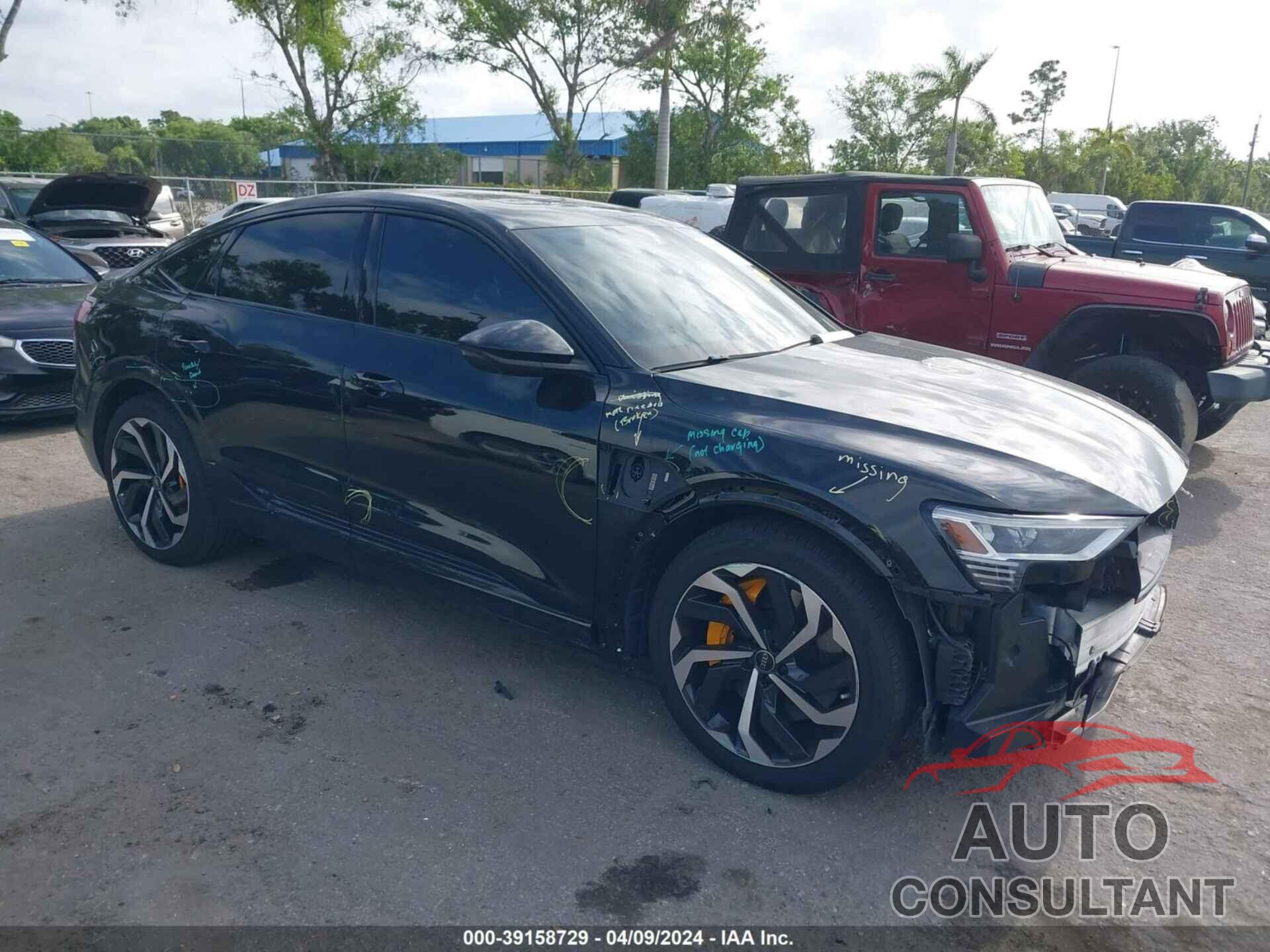 AUDI E-TRON SPORTBACK 2023 - WA12AAGE3PB024928