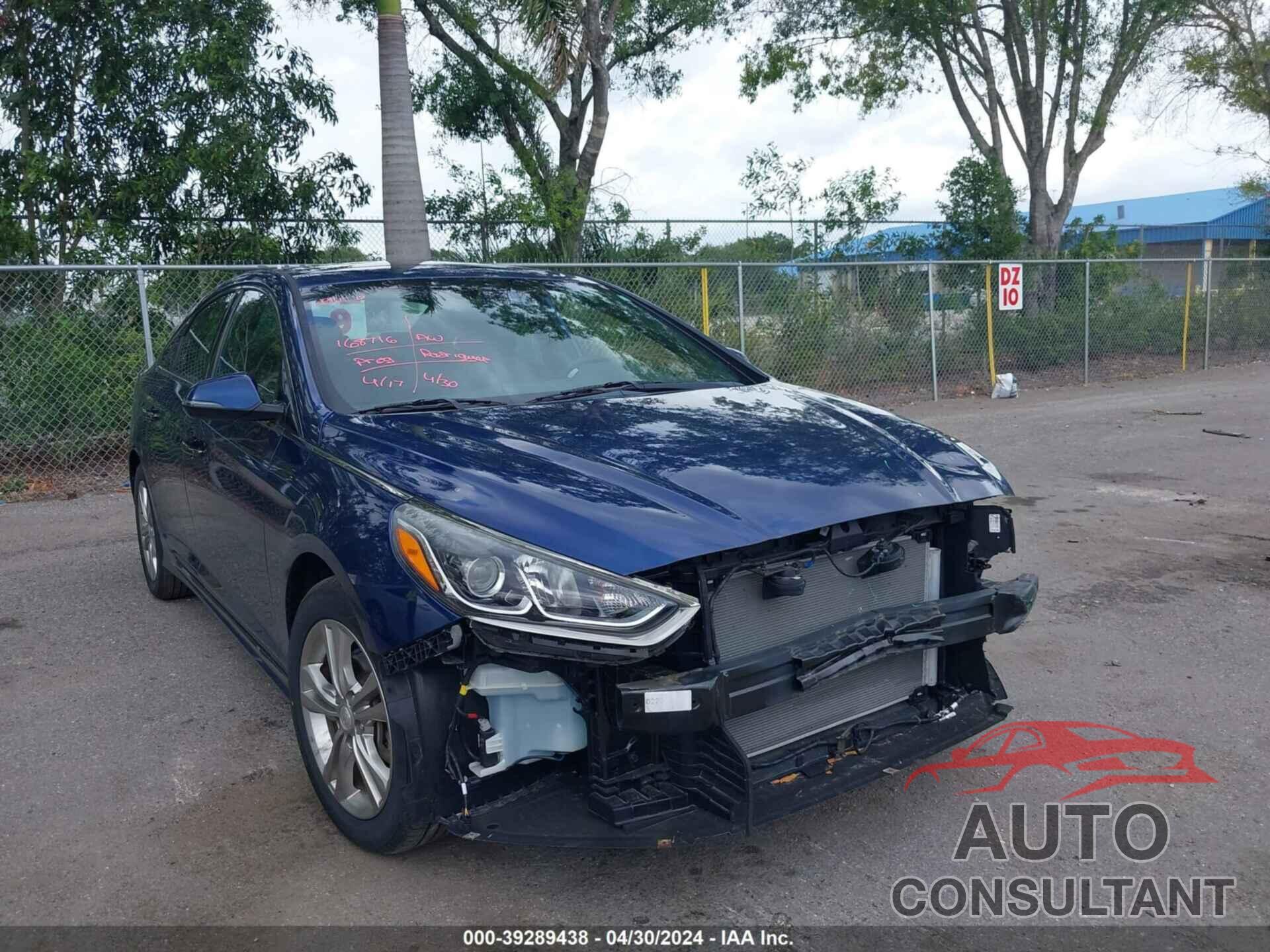 HYUNDAI SONATA 2019 - 5NPE34AFXKH815142