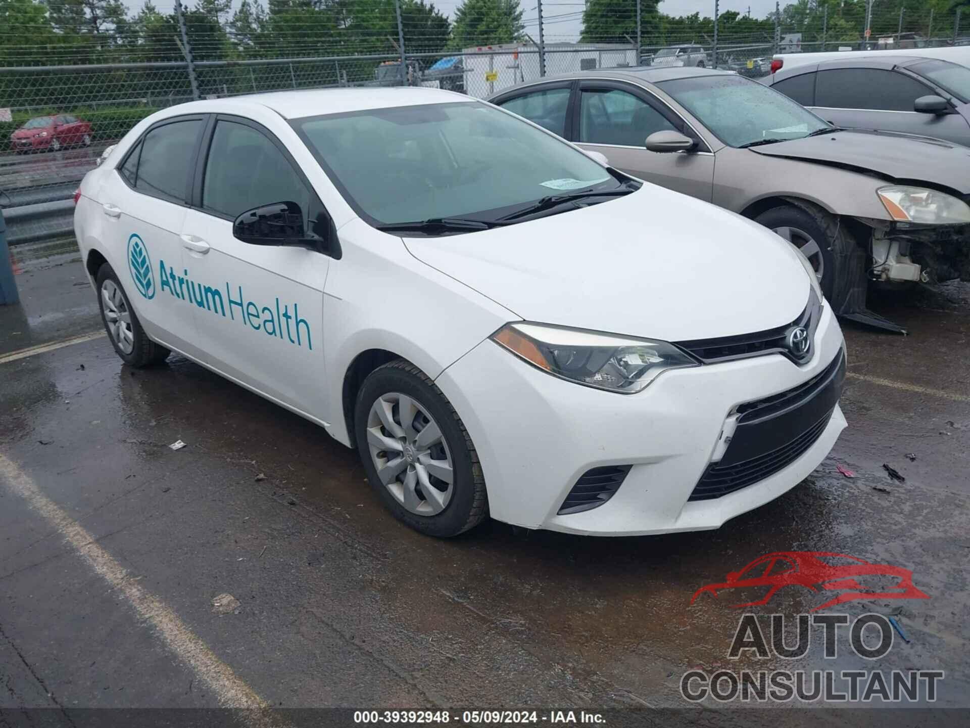 TOYOTA COROLLA 2016 - 2T1BURHE8GC540889