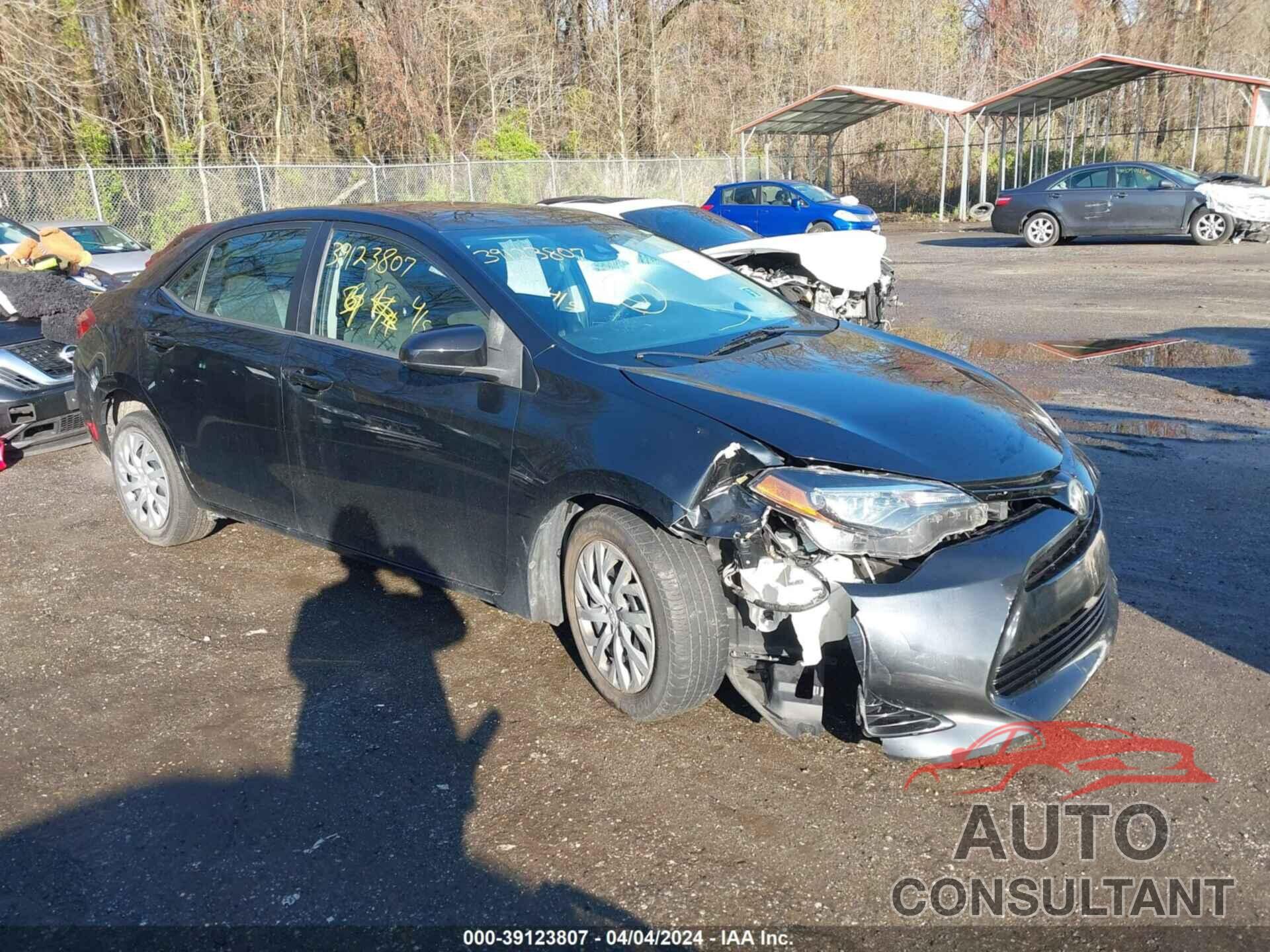 TOYOTA COROLLA 2018 - 2T1BURHE9JC071870