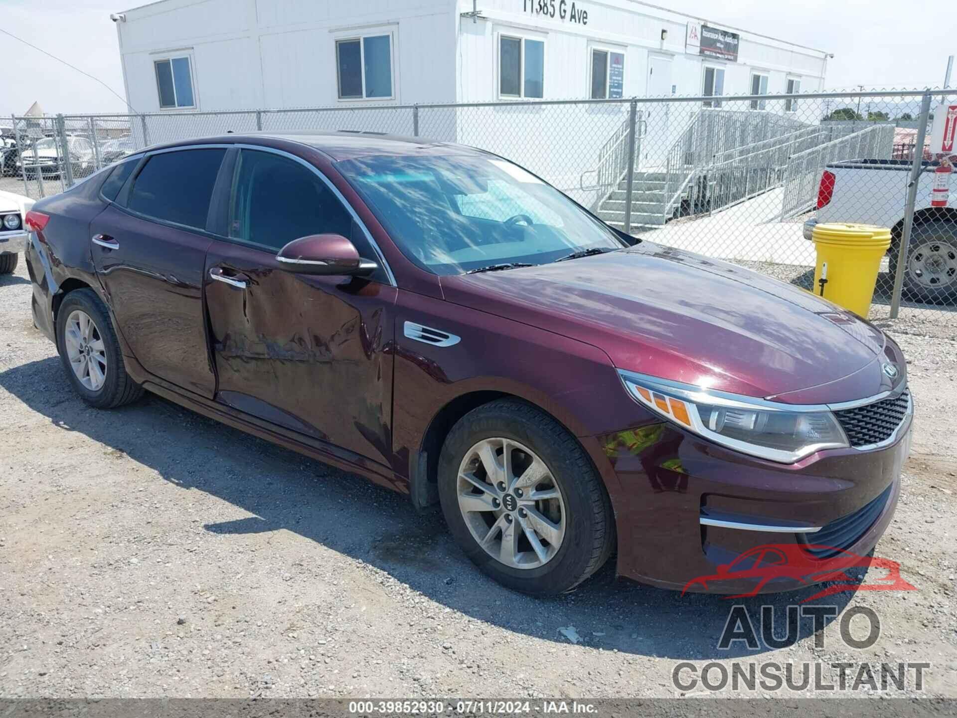 KIA OPTIMA 2017 - 5XXGT4L39HG156843