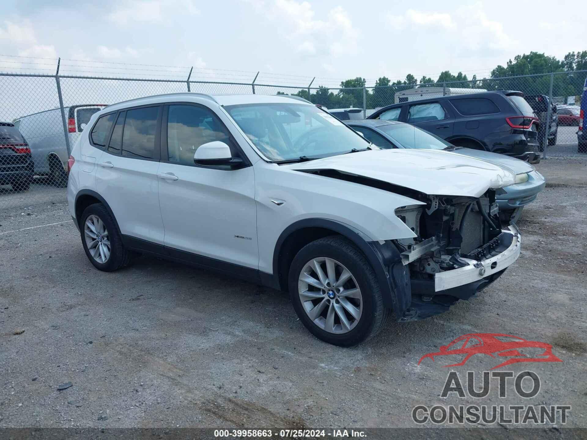 BMW X3 2017 - 5UXWX9C34H0W66854