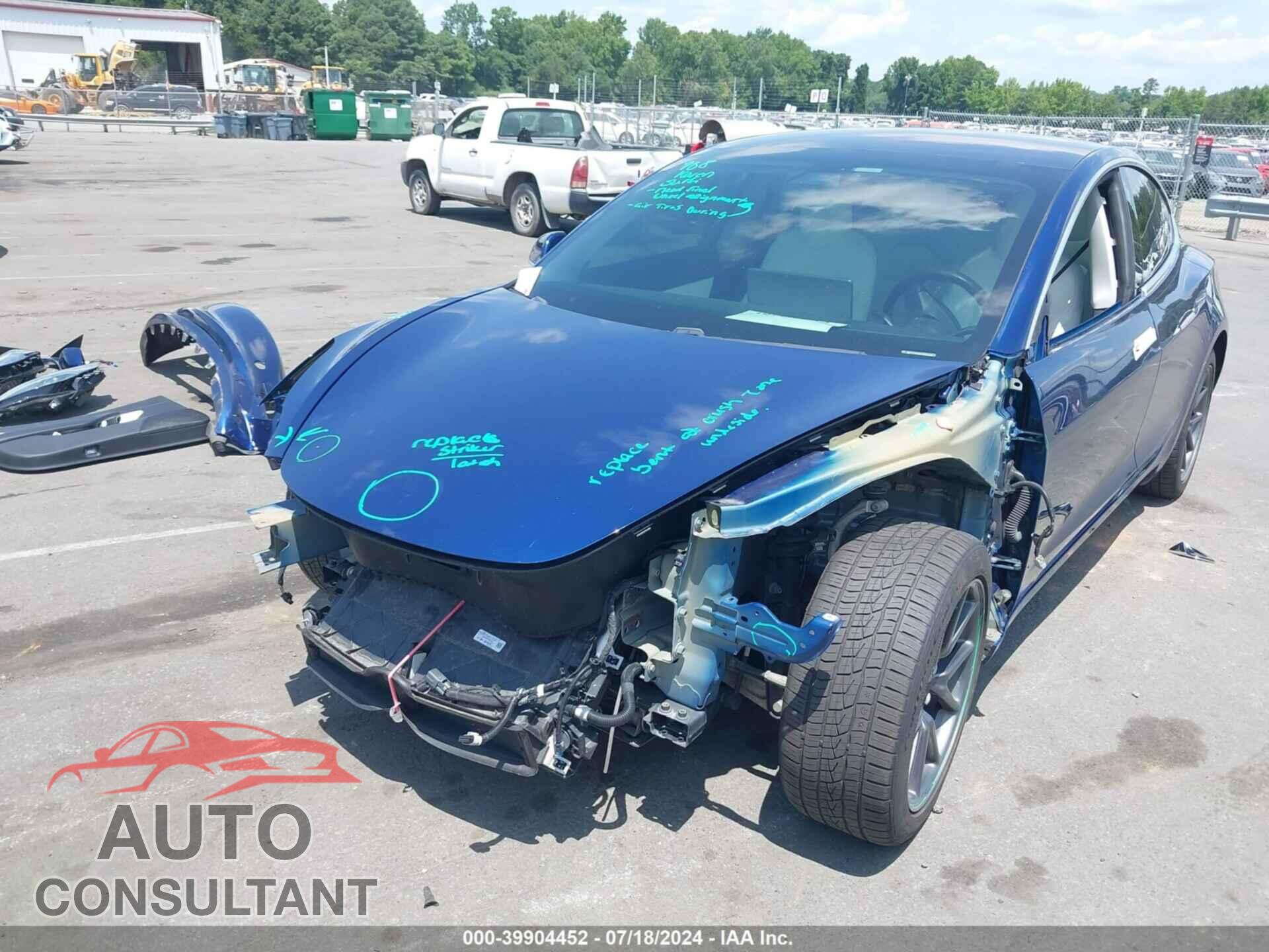 TESLA MODEL 3 2018 - 5YJ3E1EB9JF086099